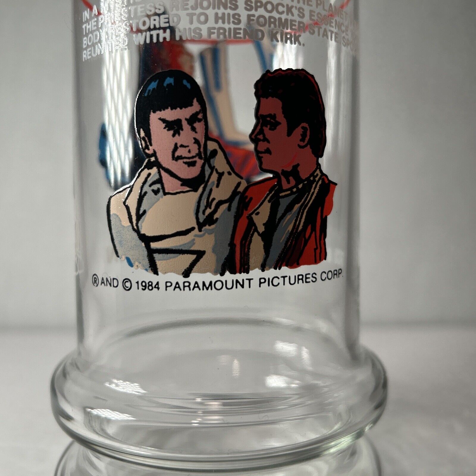 Star Trek III Search For Spock Fal-Tor-Pan Taco Bell Collector Glass 1984 Print