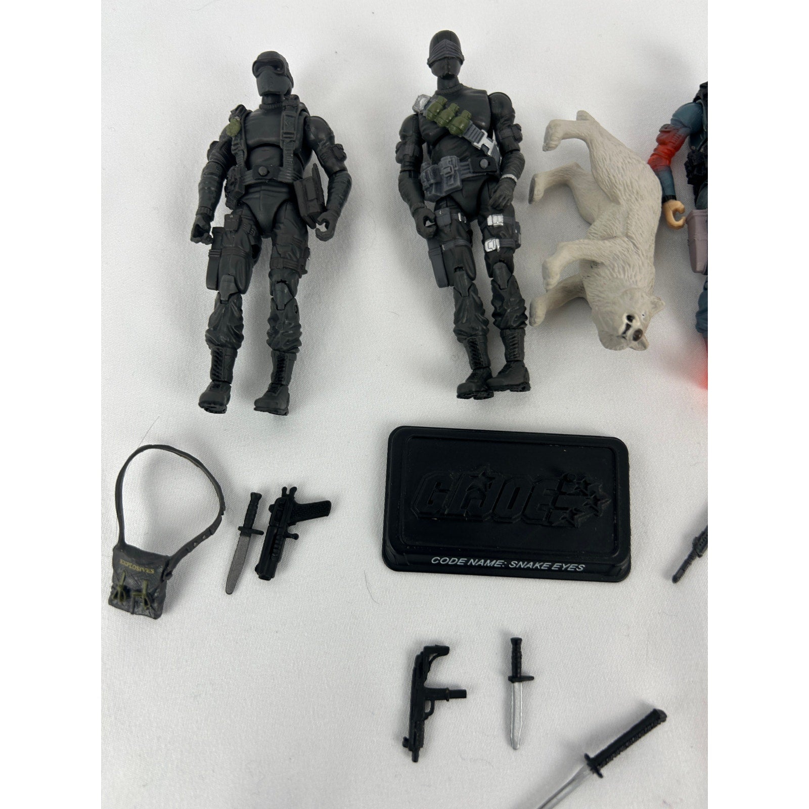 G.I. Joe 25th Anniversary Snake Eyes and Storm Shadow Figure Lot