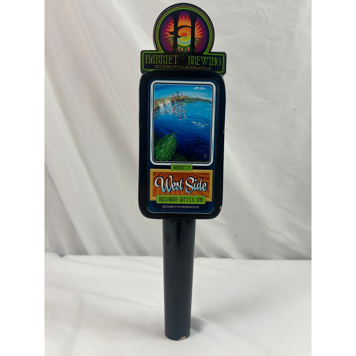 Harriet Brewing West Side Belgian IPA Beer Tap Handle Minneapolis Minnesota