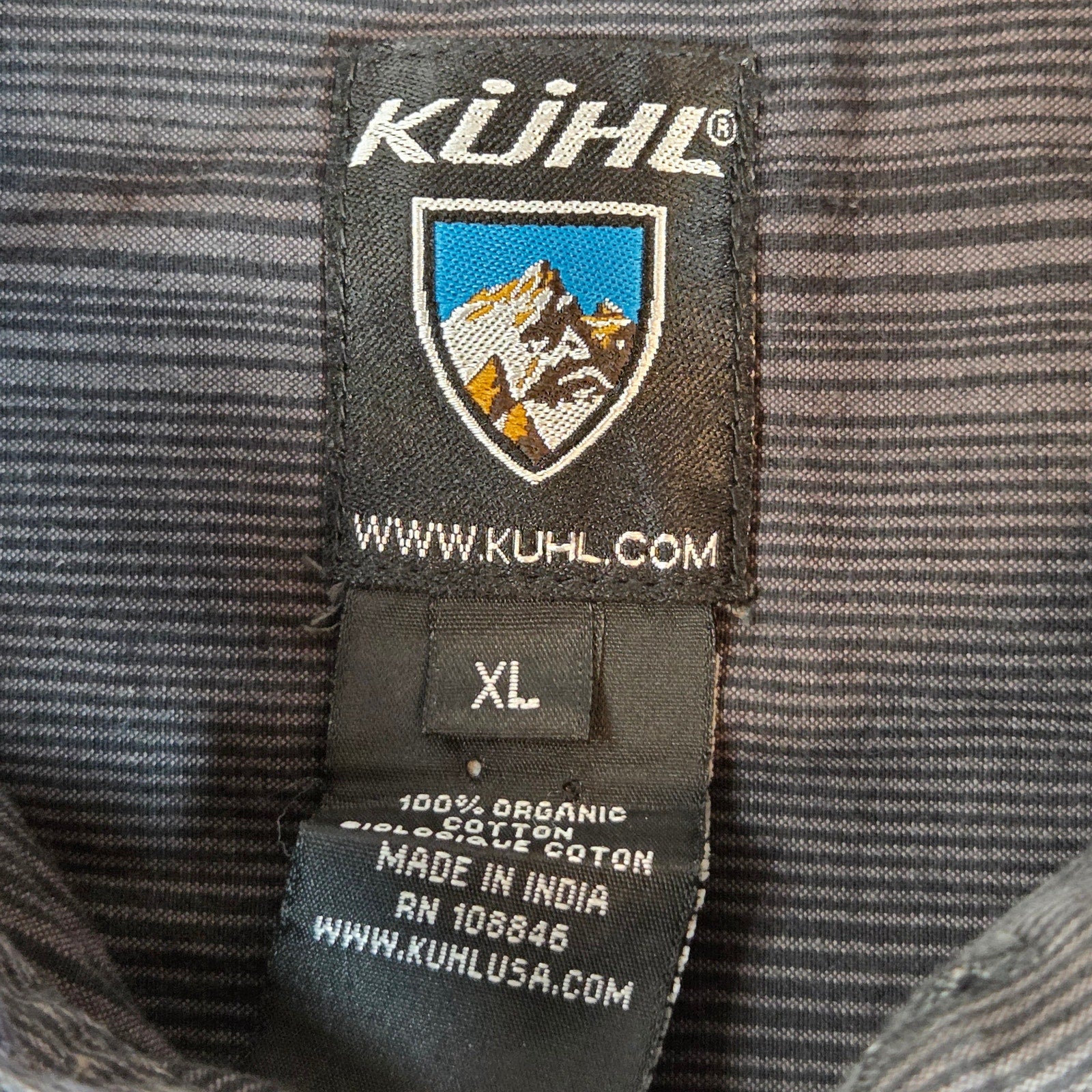 Kuhl Karib SS Organic Cotton Button Up Shirt Men’s XL Casual Travel Top