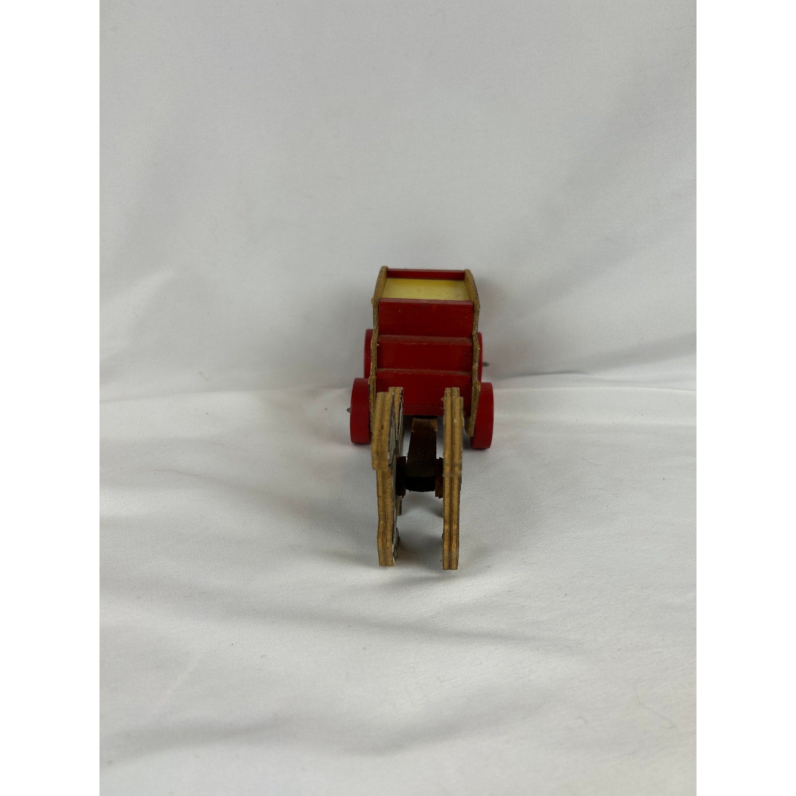 Vintage Keystone Frontier Stagecoach Wood Toy Horse Wagon 1950s