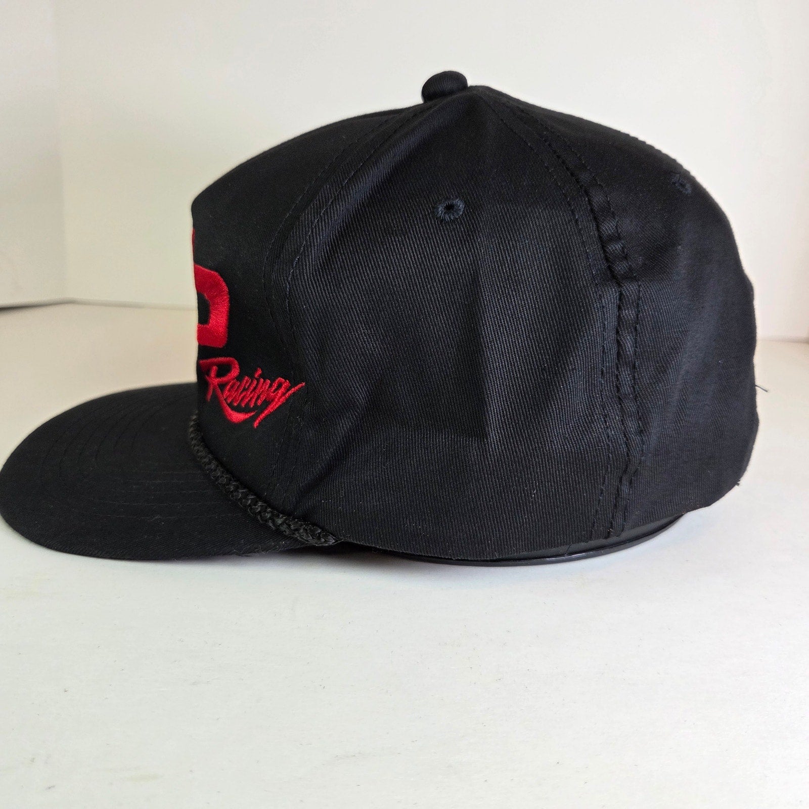 Vintage Chevrolet Racing Snapback Hat Black Red embroidery YoungAn Bangladesh
