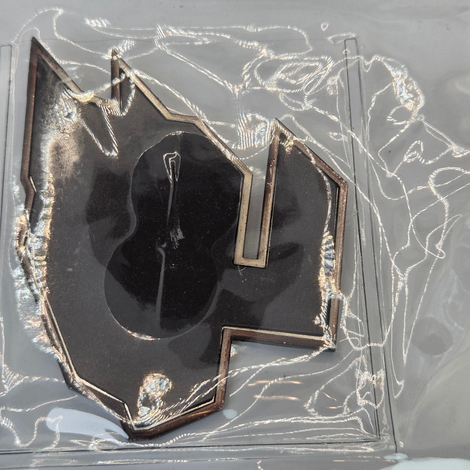 Transformers 4 AOE Metal Logo Magnet Promotional Emblem 2014 Decepticon Auto