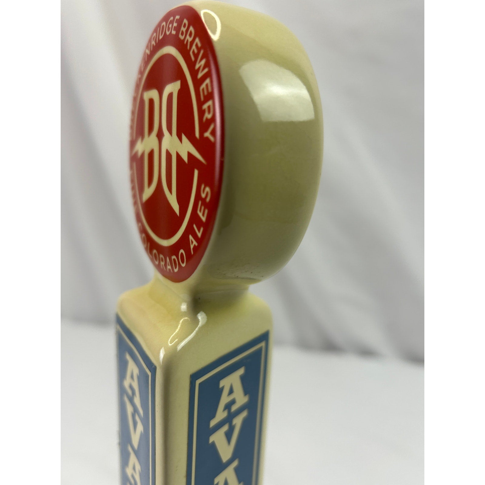 Breckenridge Brewery Avalanche Ale Beer Tap Handle Ceramic Colorado Breweriana