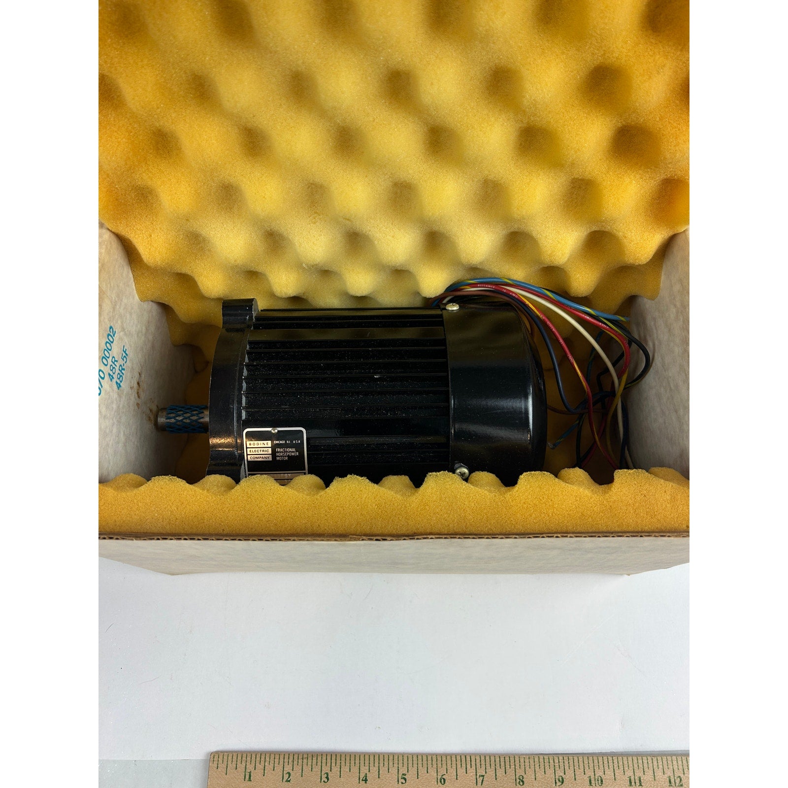 Bodine 48R6BFSY 1/5 HP 1800 RPM AC Motor 115/230V Split Phase TEFC