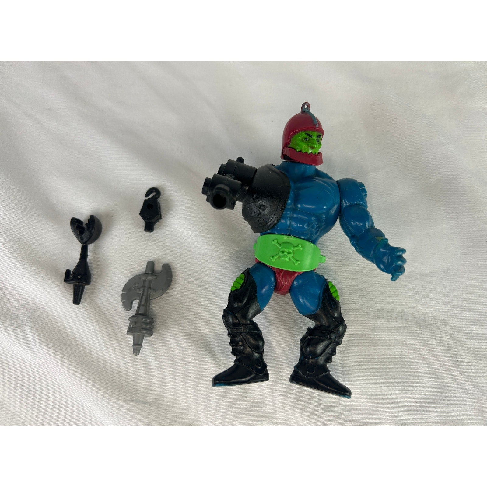 Masters Of The Universe Trap Jaw Figure With 3 Accessories Mattel 1983 Complete
