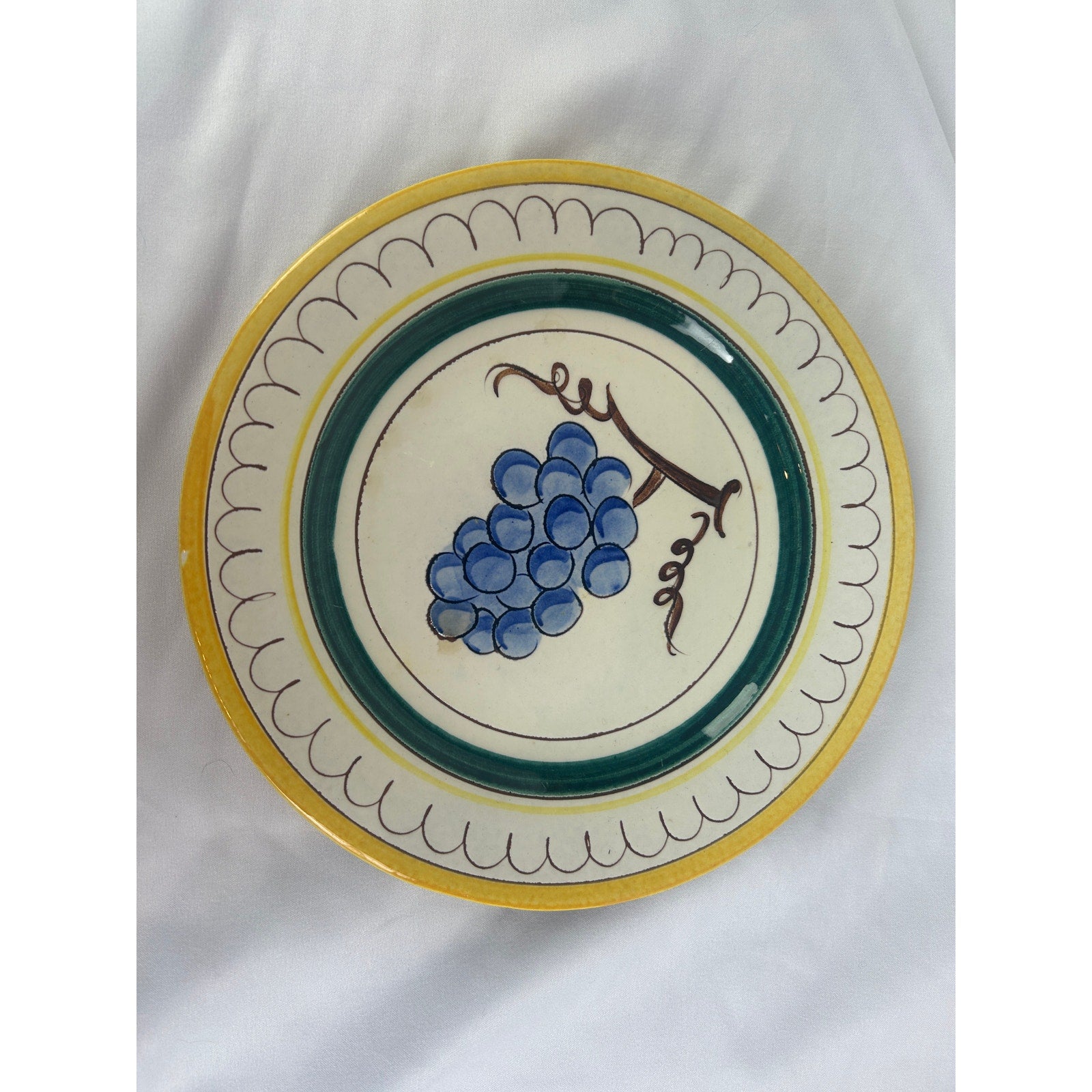 Stangl Pottery Fruit Pattern 8" Salad Plates Set of 5 Hand Painted