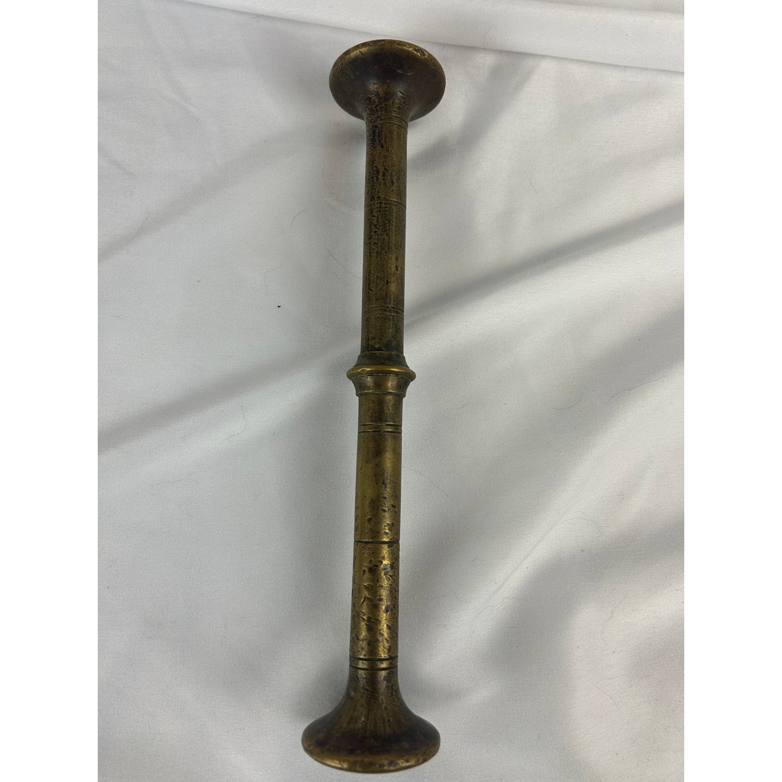 Vintage Brass Mortar and Pestle Apothecary Pharmacy Herb Spice Grinder- numbered