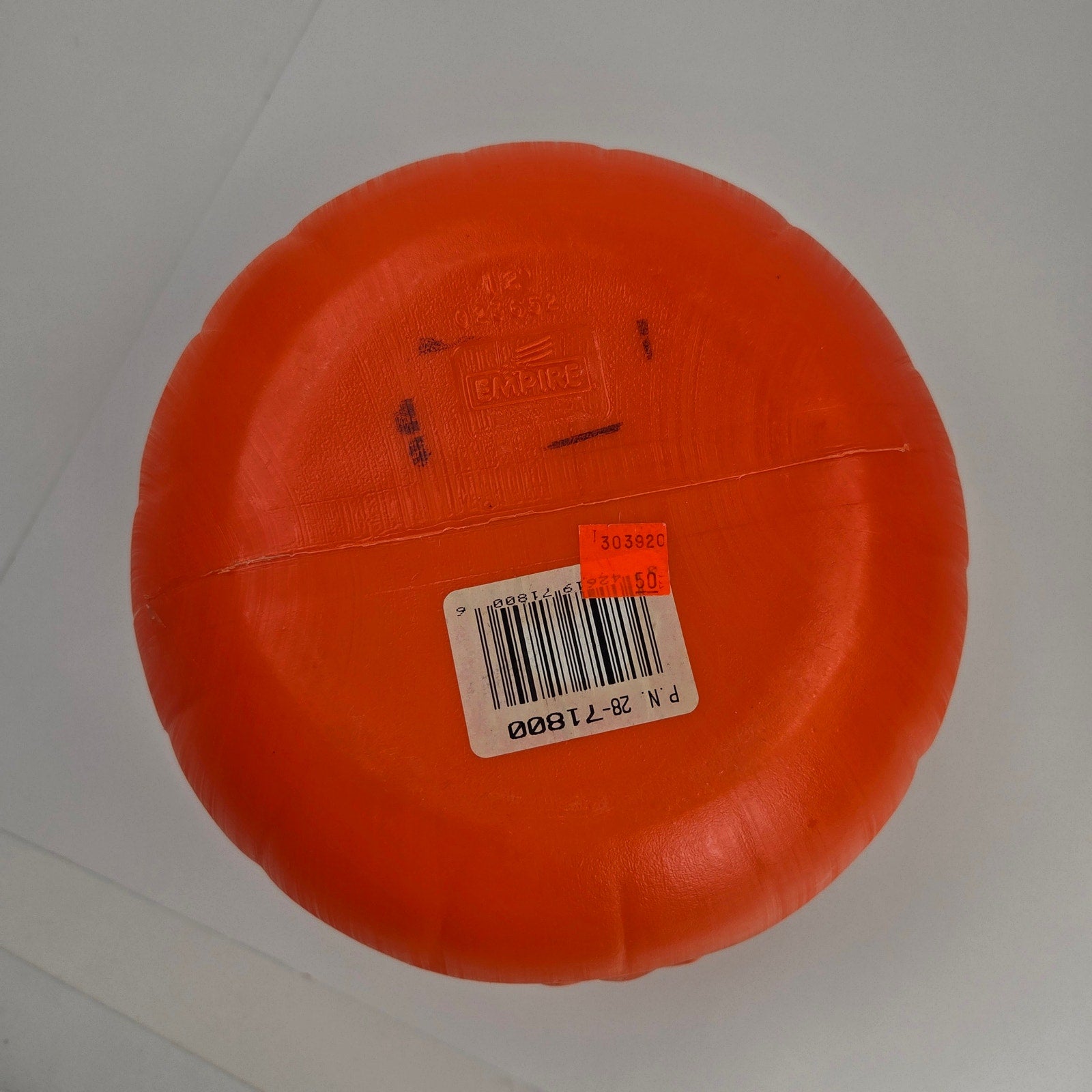 Vintage Empire Jack O Lantern Pumpkin Candy Bucket Trick Or Treat 7" Pail