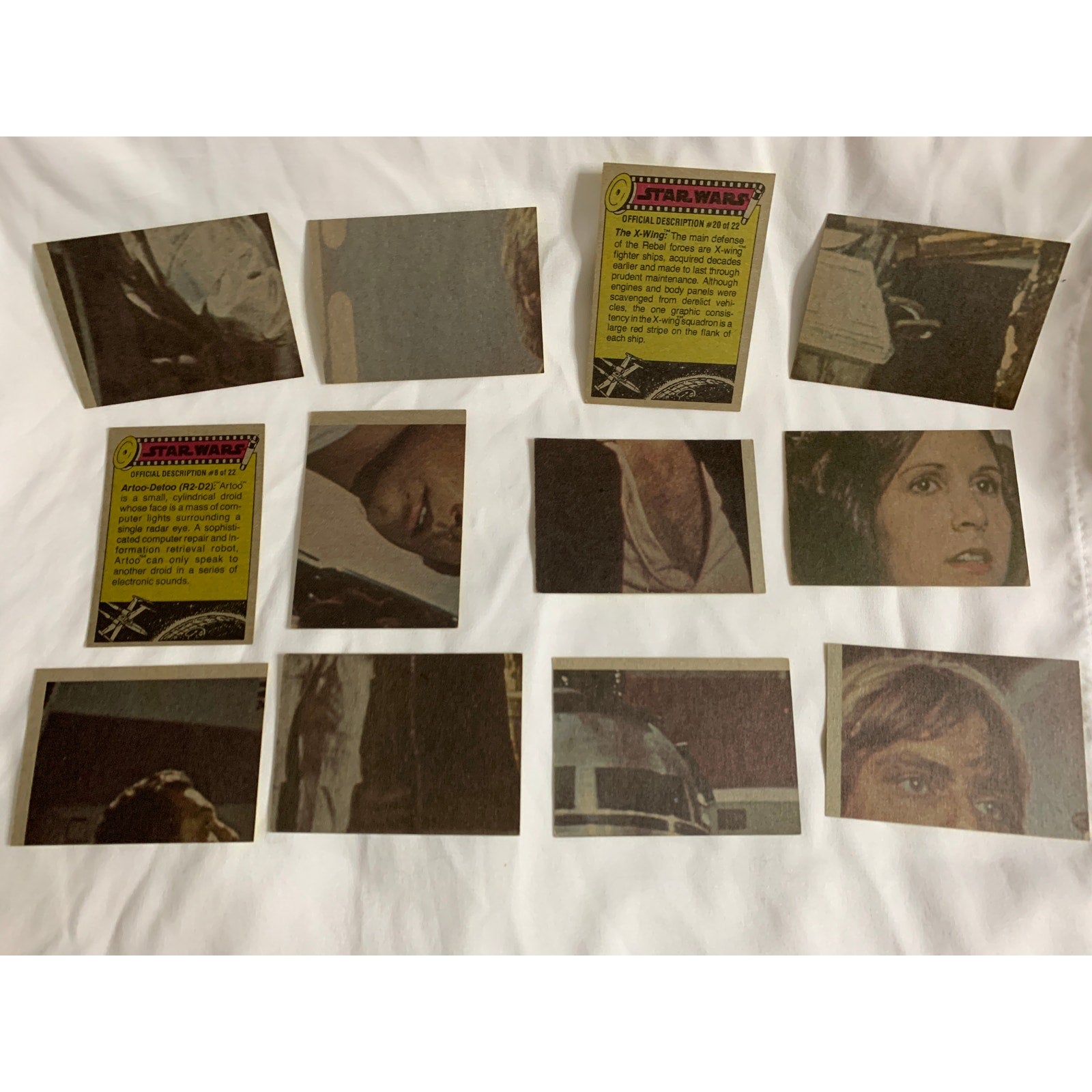 1977 Topps Star Wars Series 3 Yellow Border Complete 66 Card Set #133-198