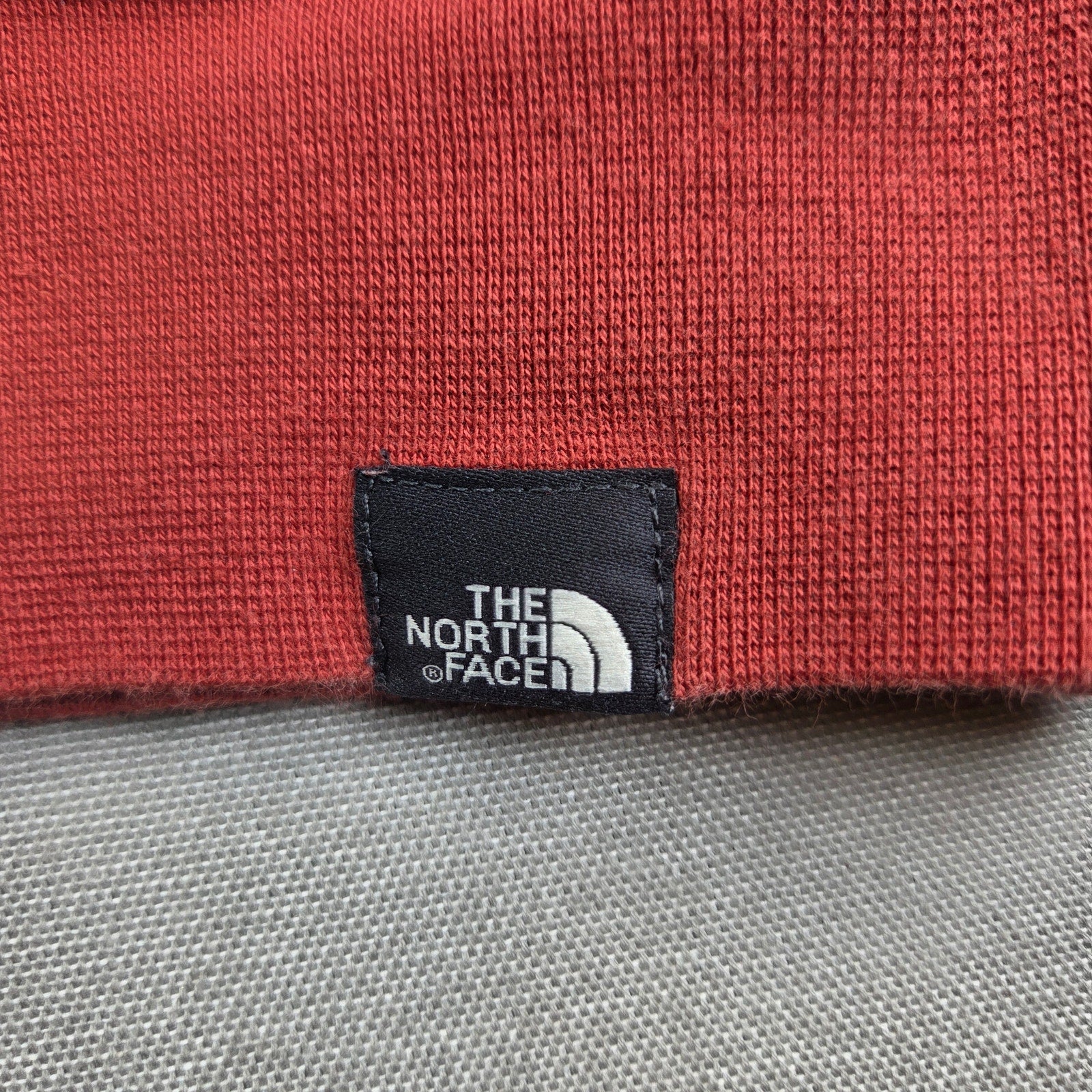 The North Face Fox Graphic Logo Hoodie Mens Small Pullover Sweatshirt Red