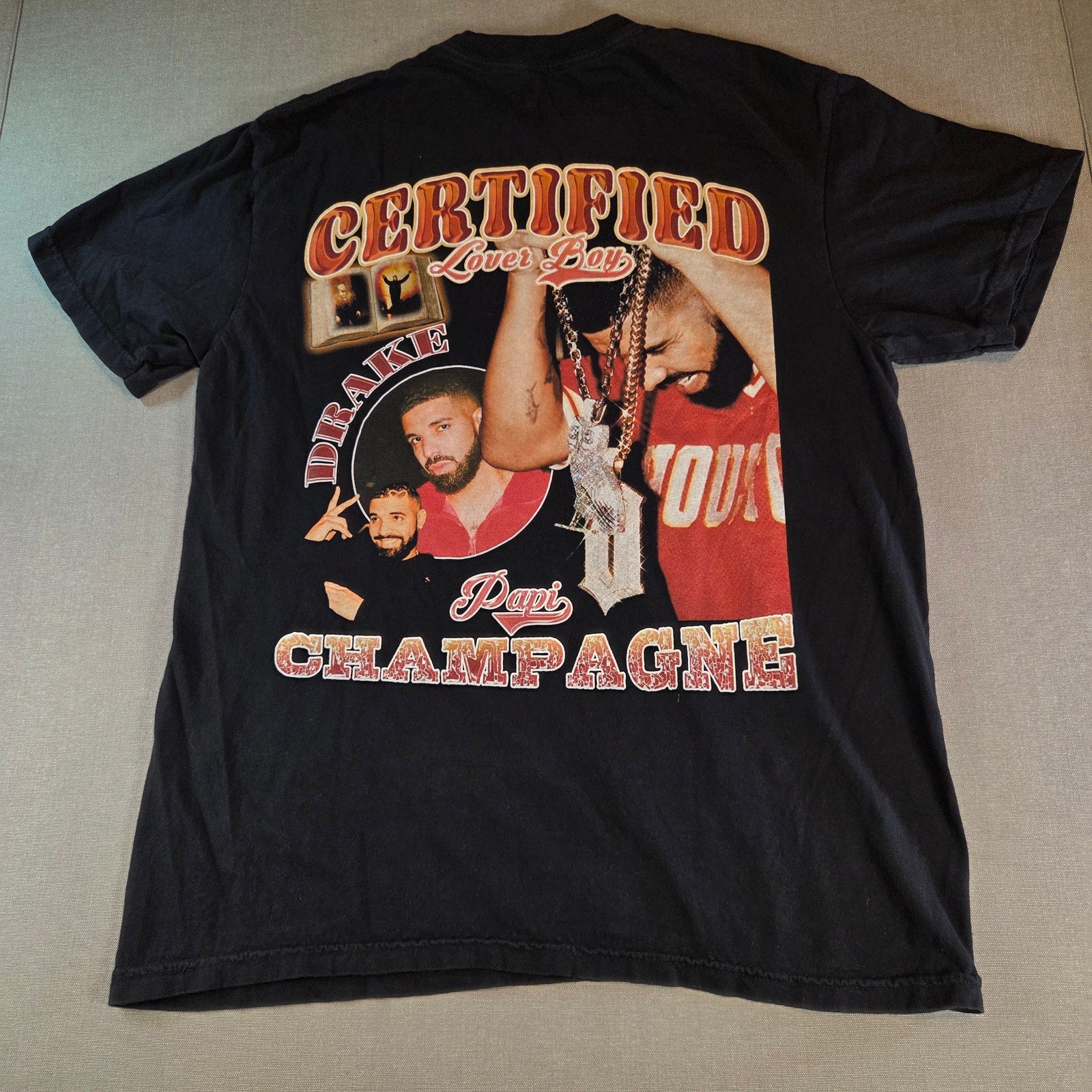 Drake Certified Lover Boy Rap Tee Shirt Aubrey Graham Wu-Tang Drizzy L