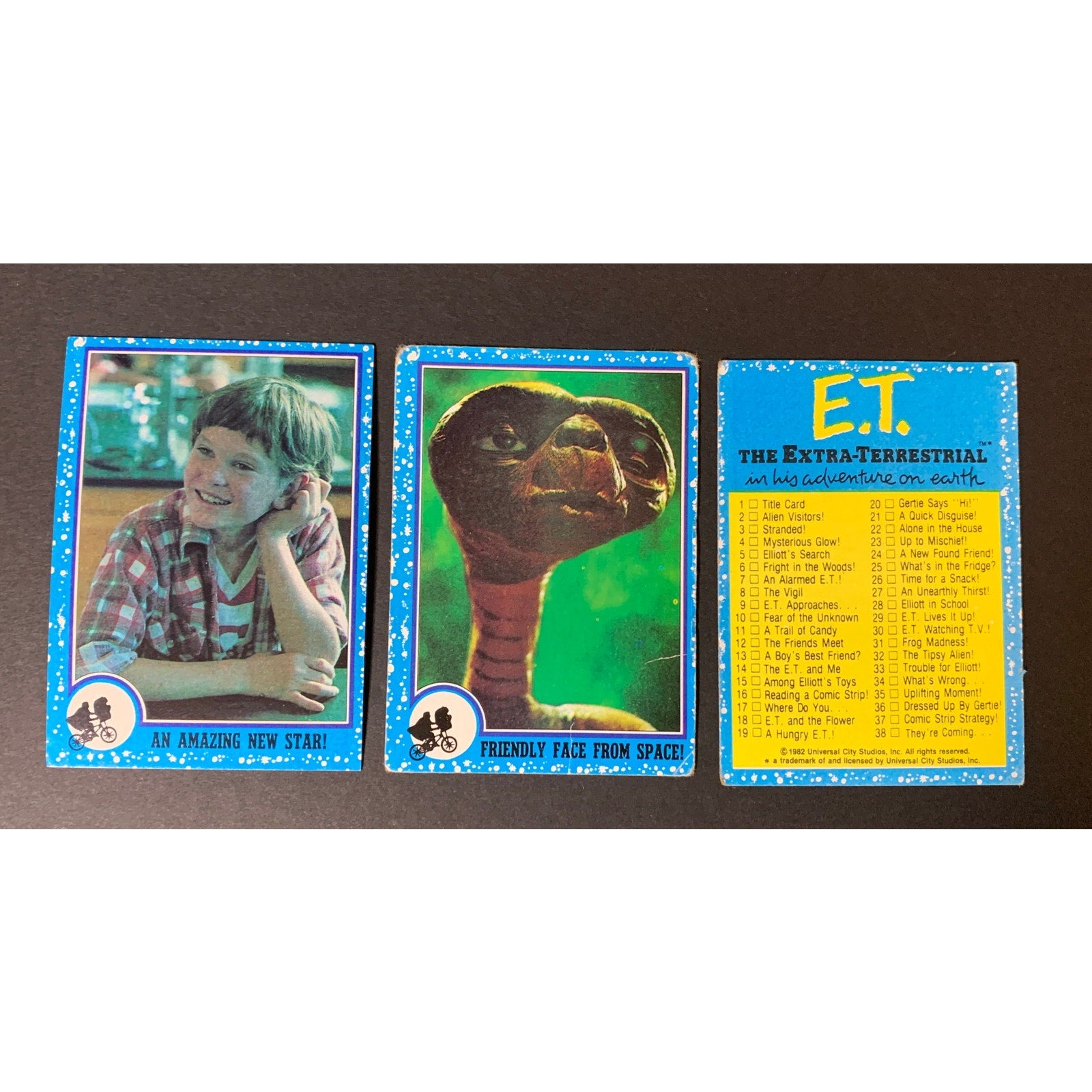 1982 Topps ET The Extra Terrestrial Trading Card Set No Stickers