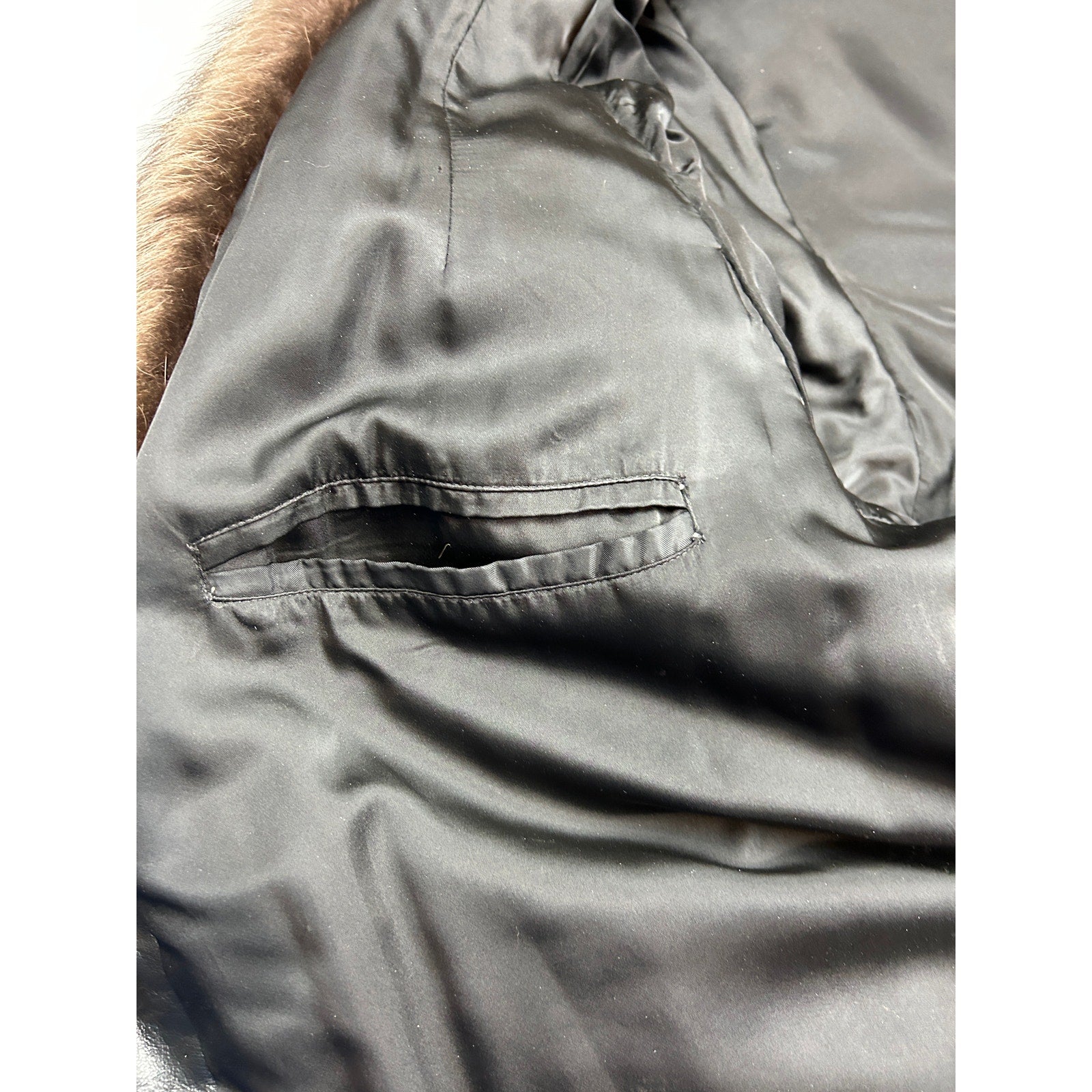 Vintage Alaskan Custom Furs 52" Natural Raccoon Coat w/ Dior Lining & Appraisals