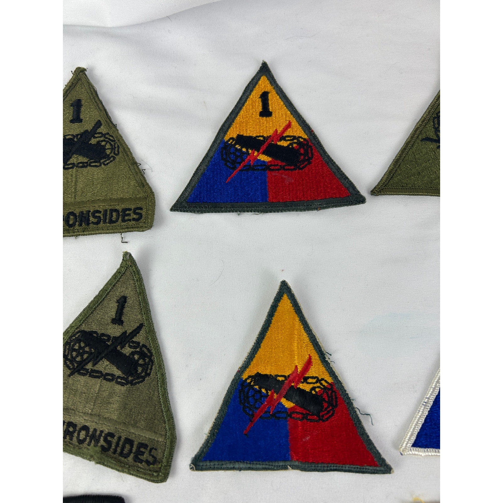 US Army Patch Lot 1st Armored Old Ironsides 3rd Infantry Korea 22 Pcs