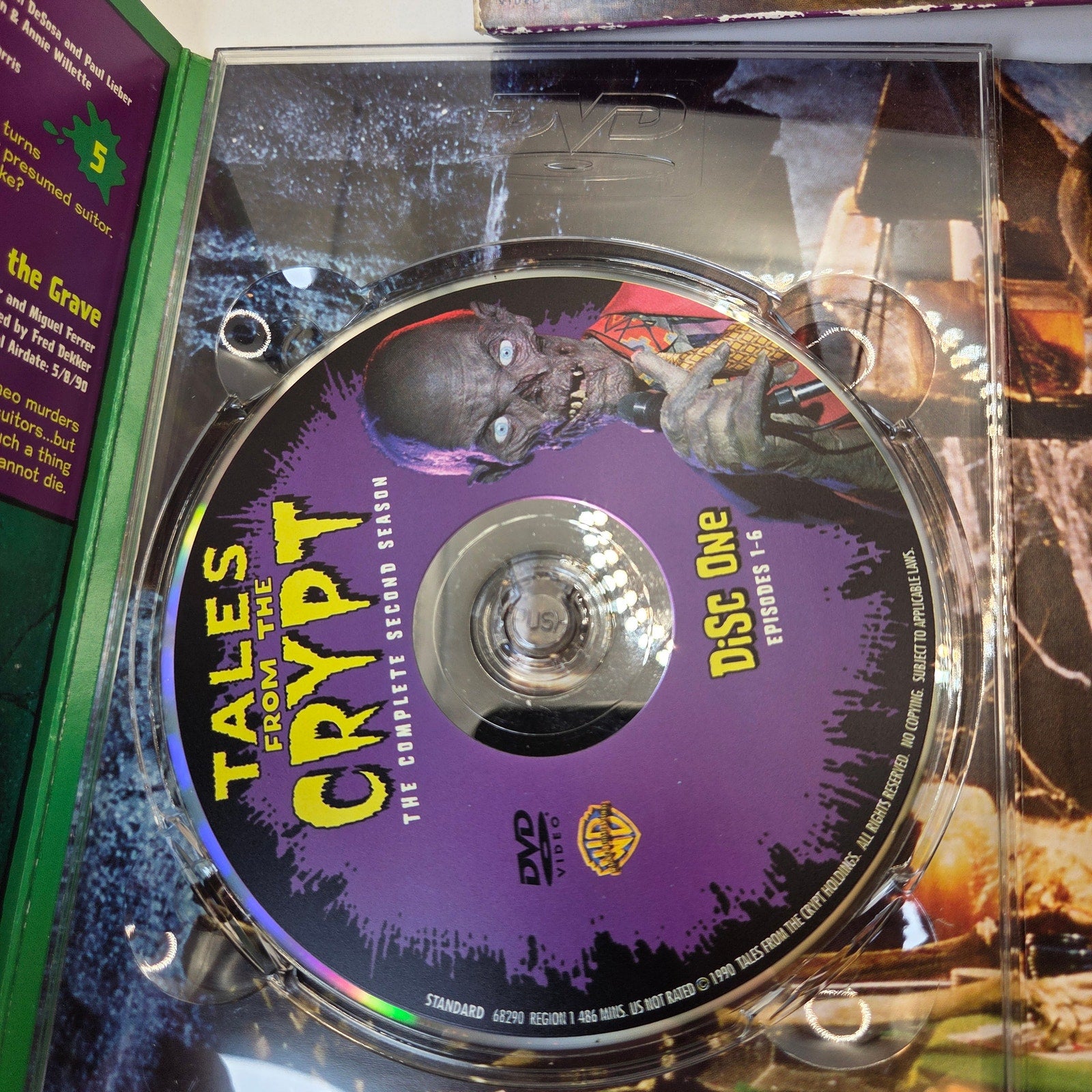 Tales From The Crypt Complete Second Season 3 Disc DVD Box Set HBO Horror