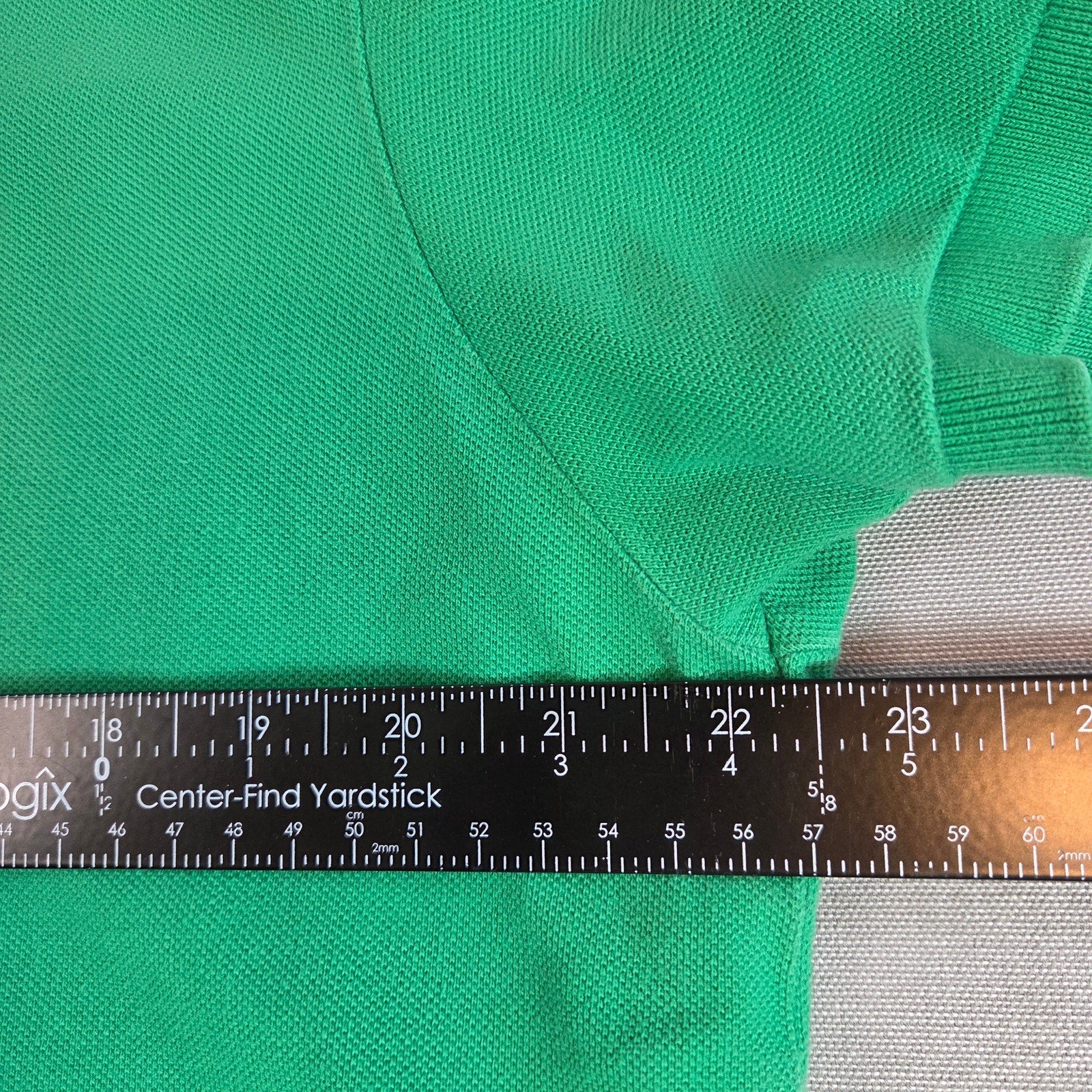 Polo Ralph Lauren Custom Fit Green Crest Polo Shirt XL #4 Sleeve