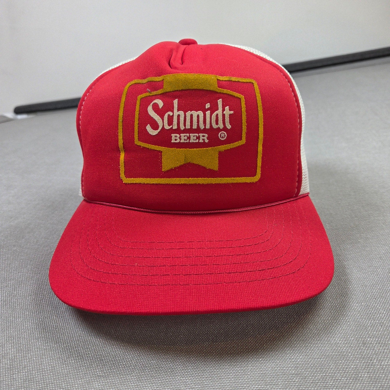 Schmidt Beer Vintage YoungAn Mesh Trucker Hat Snapback Made Korea OSFA