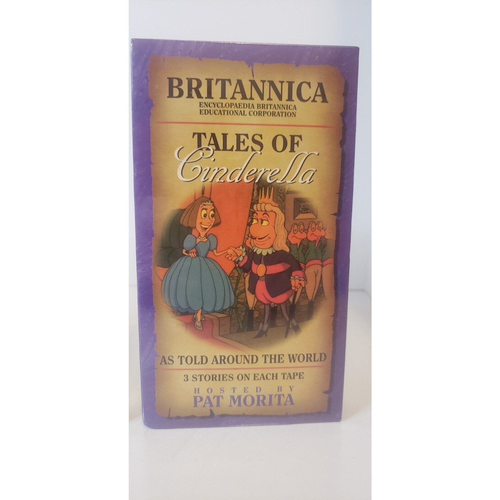 Lot of 3 New Sealed VHS Cartoons - Cinderella, Grimace, Robin Hood