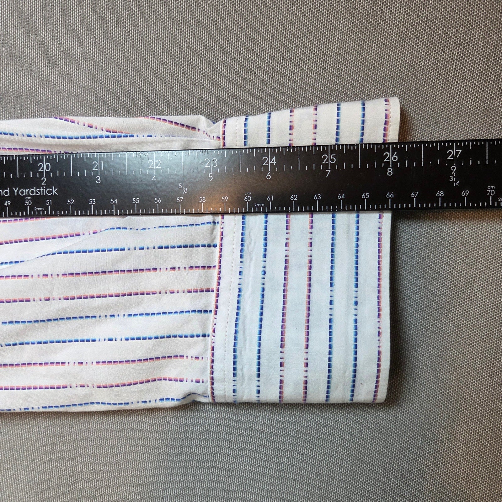 Robert Graham Classic Fit Striped Shirt XL Knowledge Wisdom Truth Cotton