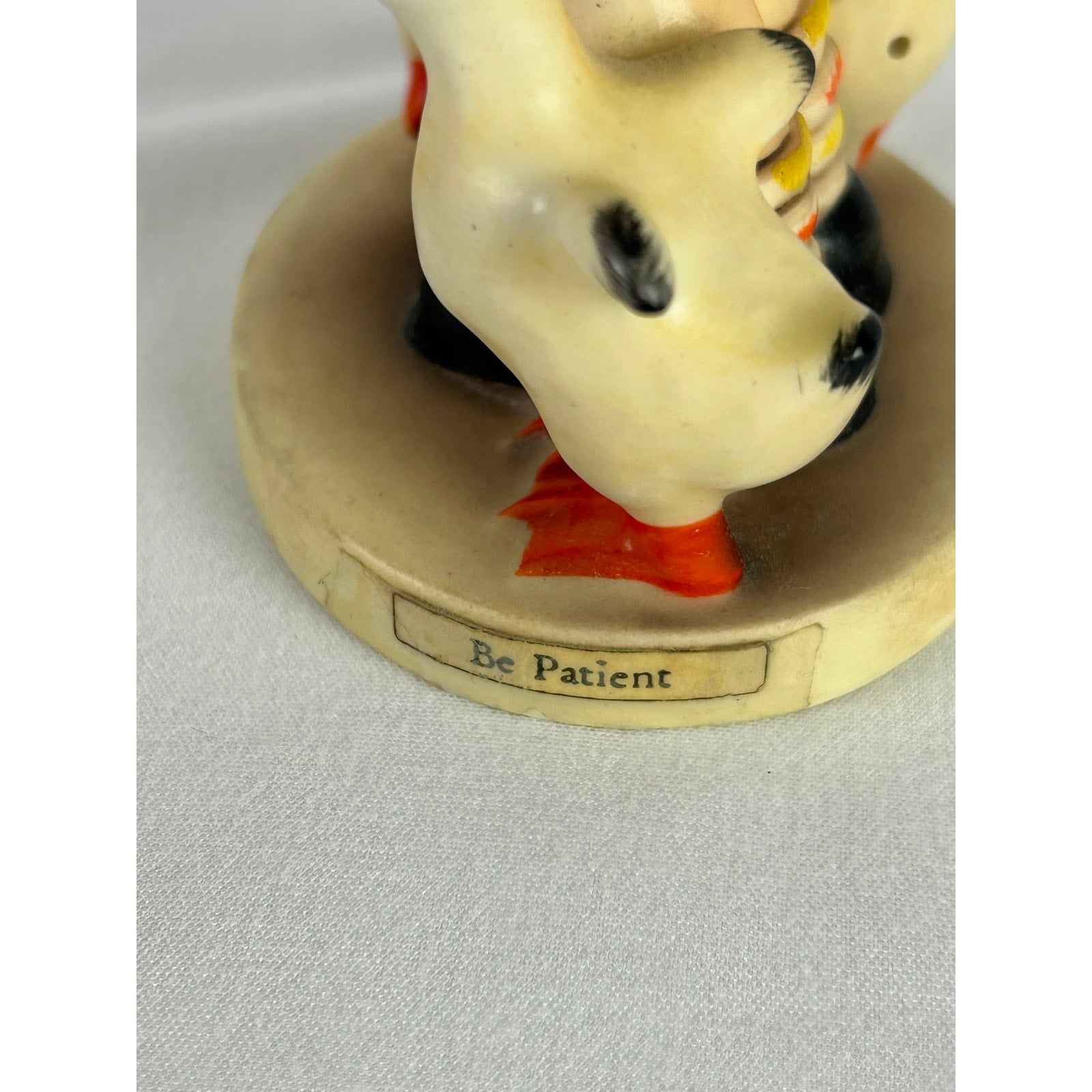 Goebel West Germany Be Patient Figurine Girl Feeding Geese Figurine