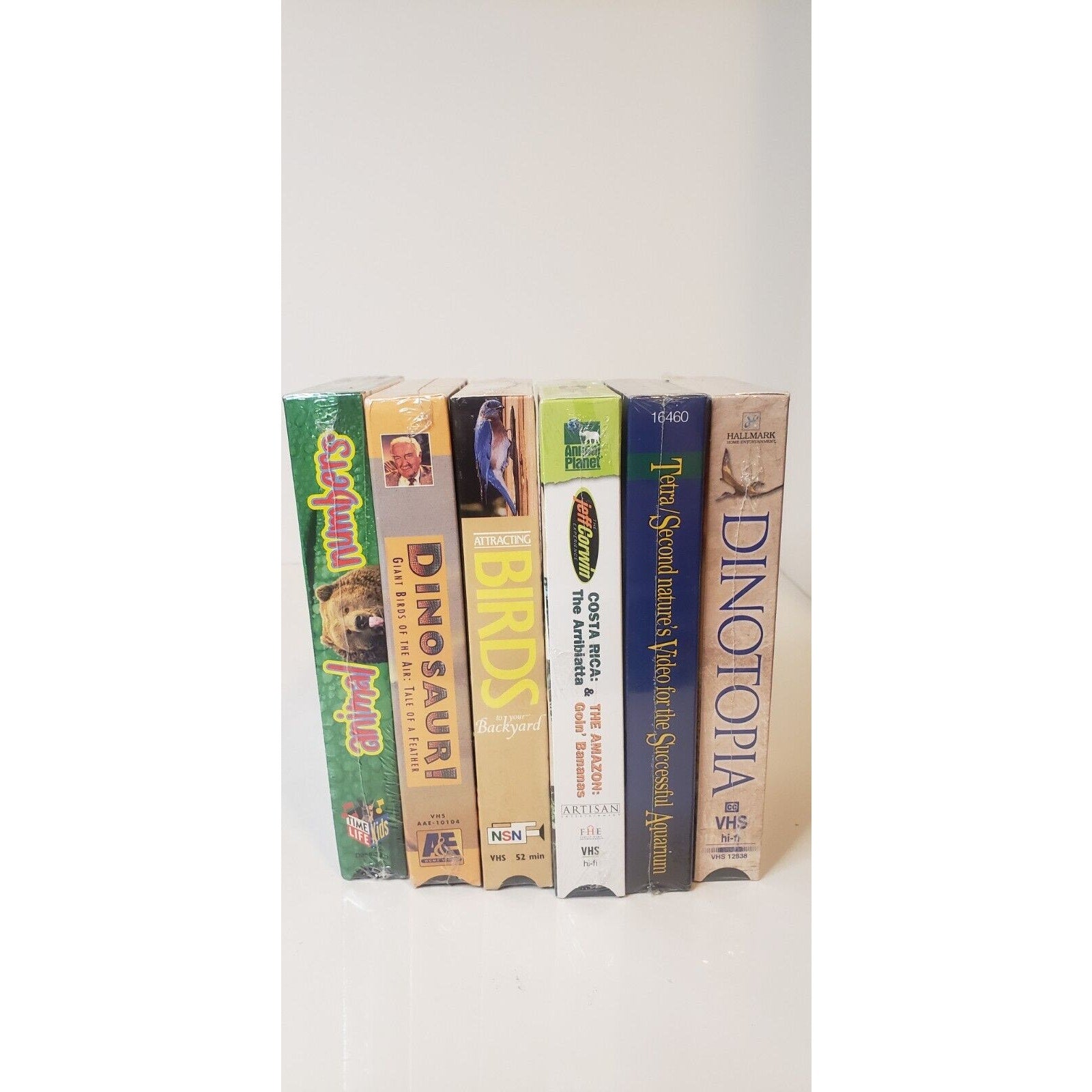 VHS New Sealed Lot of 6 Animal Themed Tapes