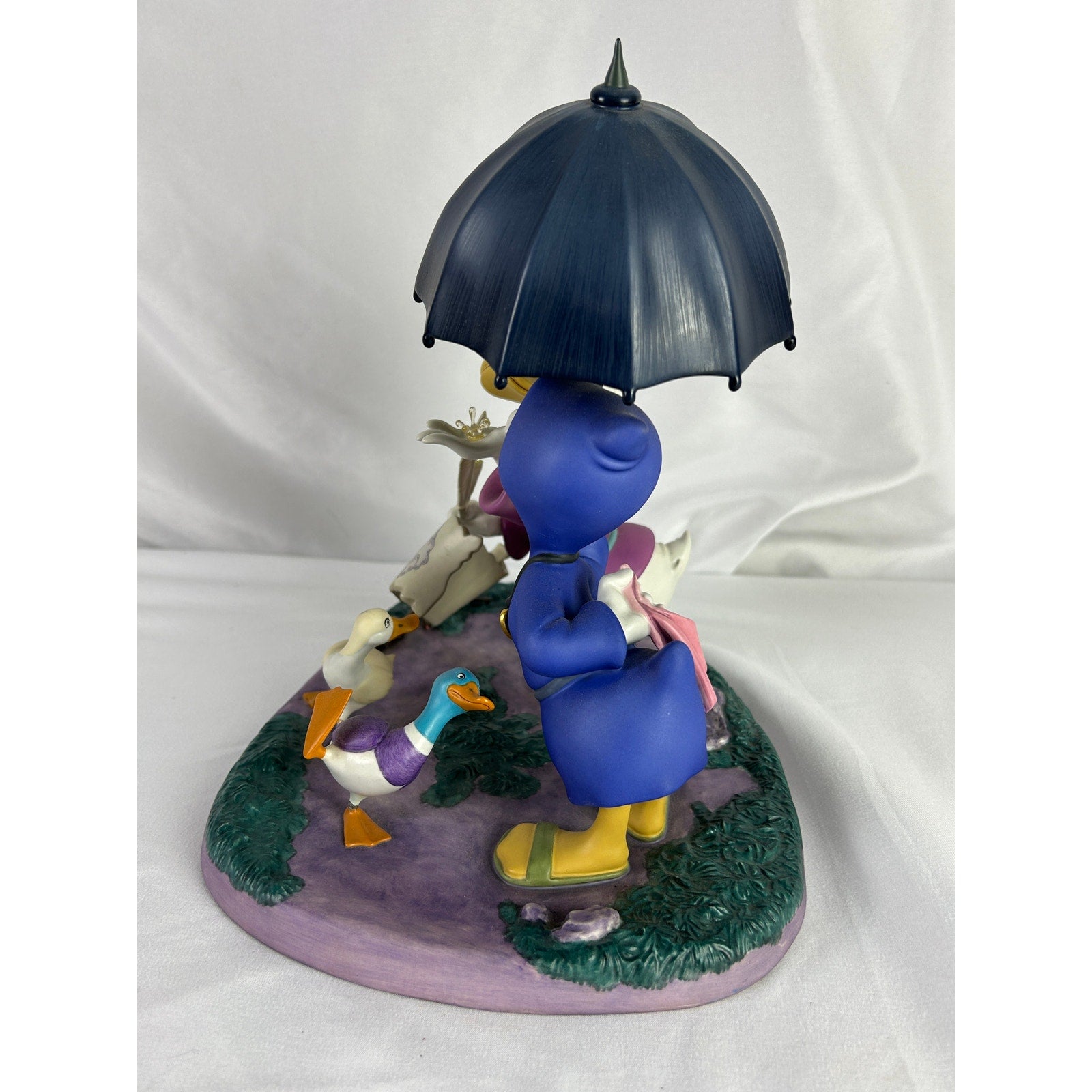 WDCC Disney Fantasia 2000 Donald Daisy Rain Scene Figurine Repair