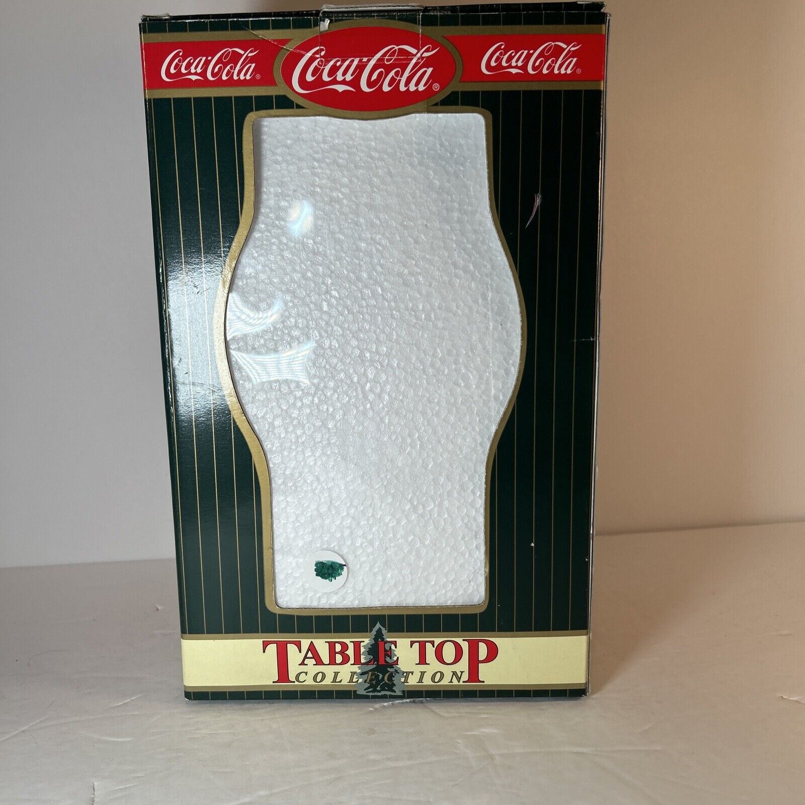 Coca-Cola 1999 Polar Bear Mercury Glass Figurine Enesco Tabletop w/ Box