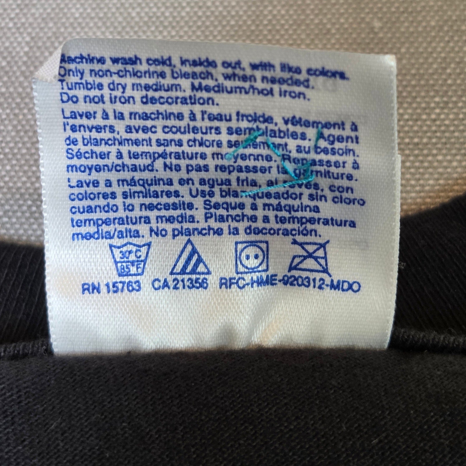 Hanes Beefy-T Garth Brooks 1993 Blue Rose Tour Shirt XL Vintage Concert Tee
