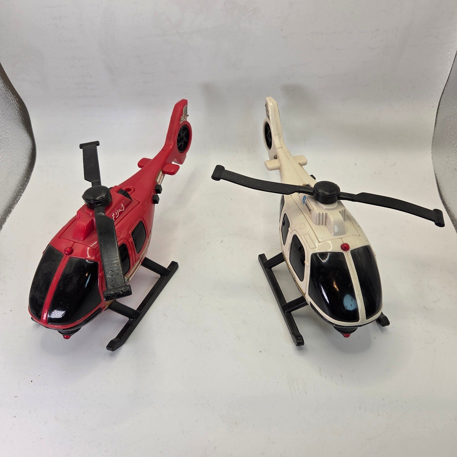 Buddy L Super Brute Rescue Force Helicopter Lot Fire & Police 1993 Sold As Is