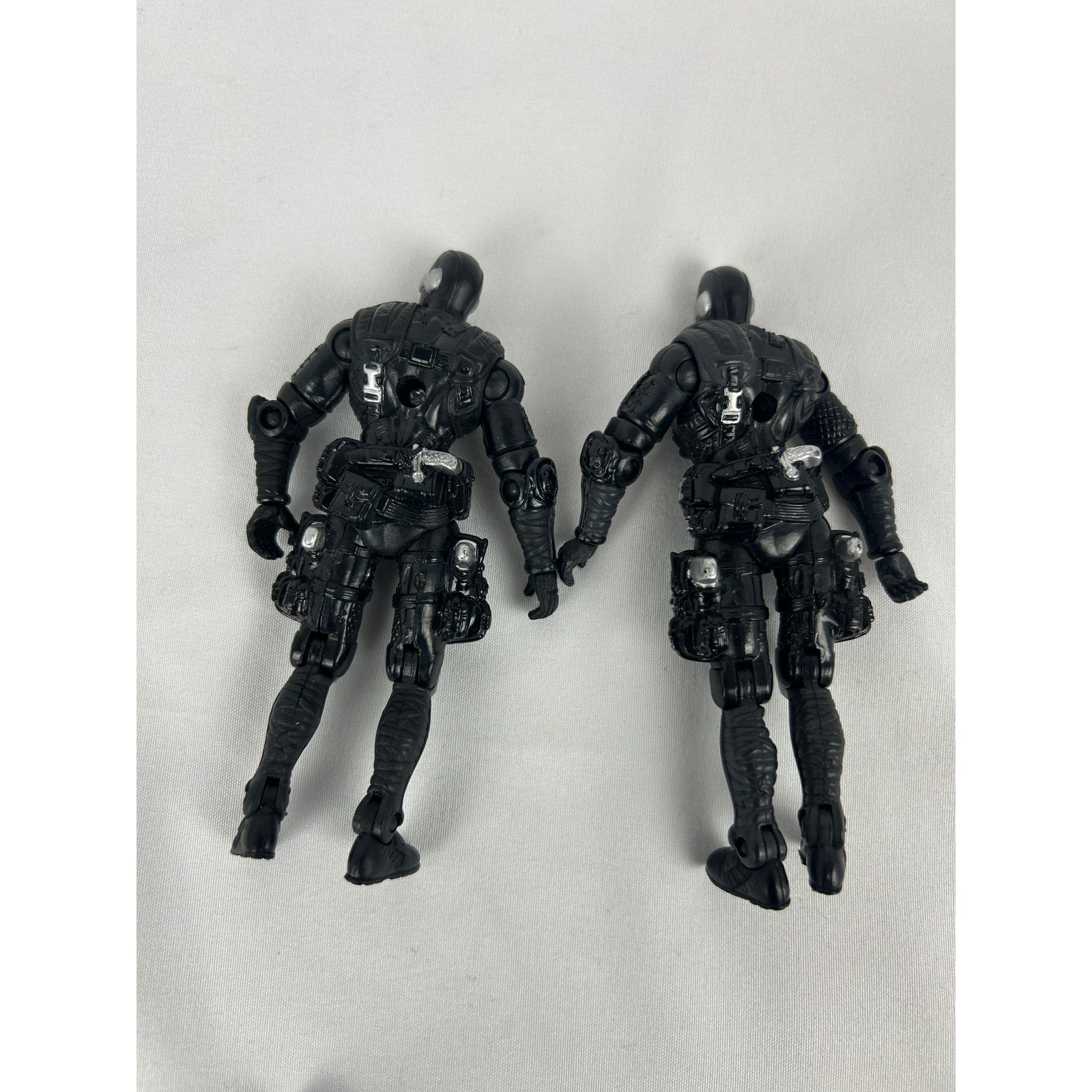 GI Joe Snake Eyes v14 Lot Four Loose Figures With Sword Sheath and Two Rifles