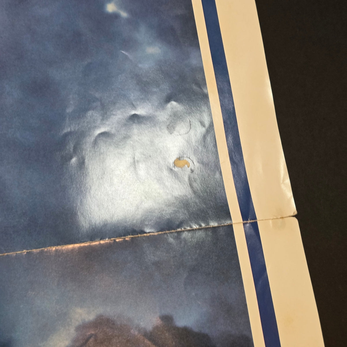 Original 1986 Iron Eagle Movie Poster 27x41 Folded NSS 860013 Tri-Star USA