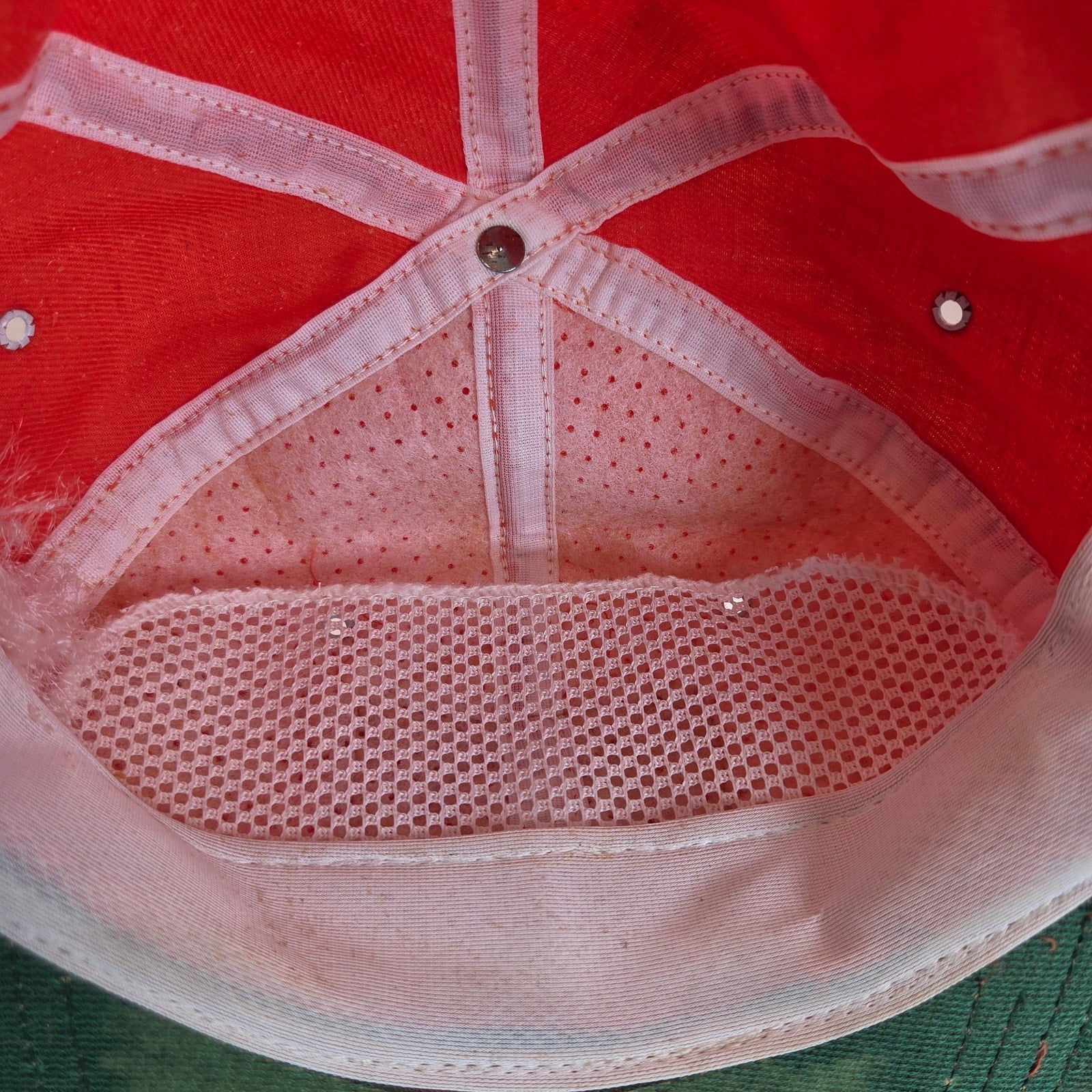 Vintage C&D Batteries Rope Snapback Hat Made USA Orange Advertising Cap OSFA