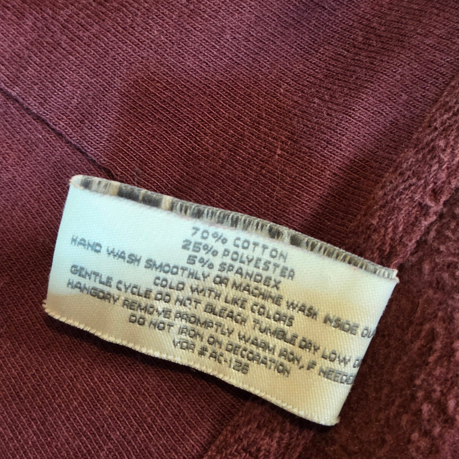 Golden Gophers Hoodie Women’s XL Signature Sportswear Full Zip Maroon Discolor