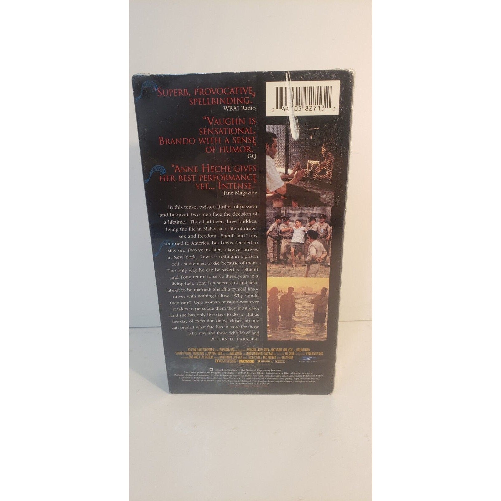Return to Paradise VHS New Sealed 1999 Vince Vaughn Anne Heche Joaquin Phoenix