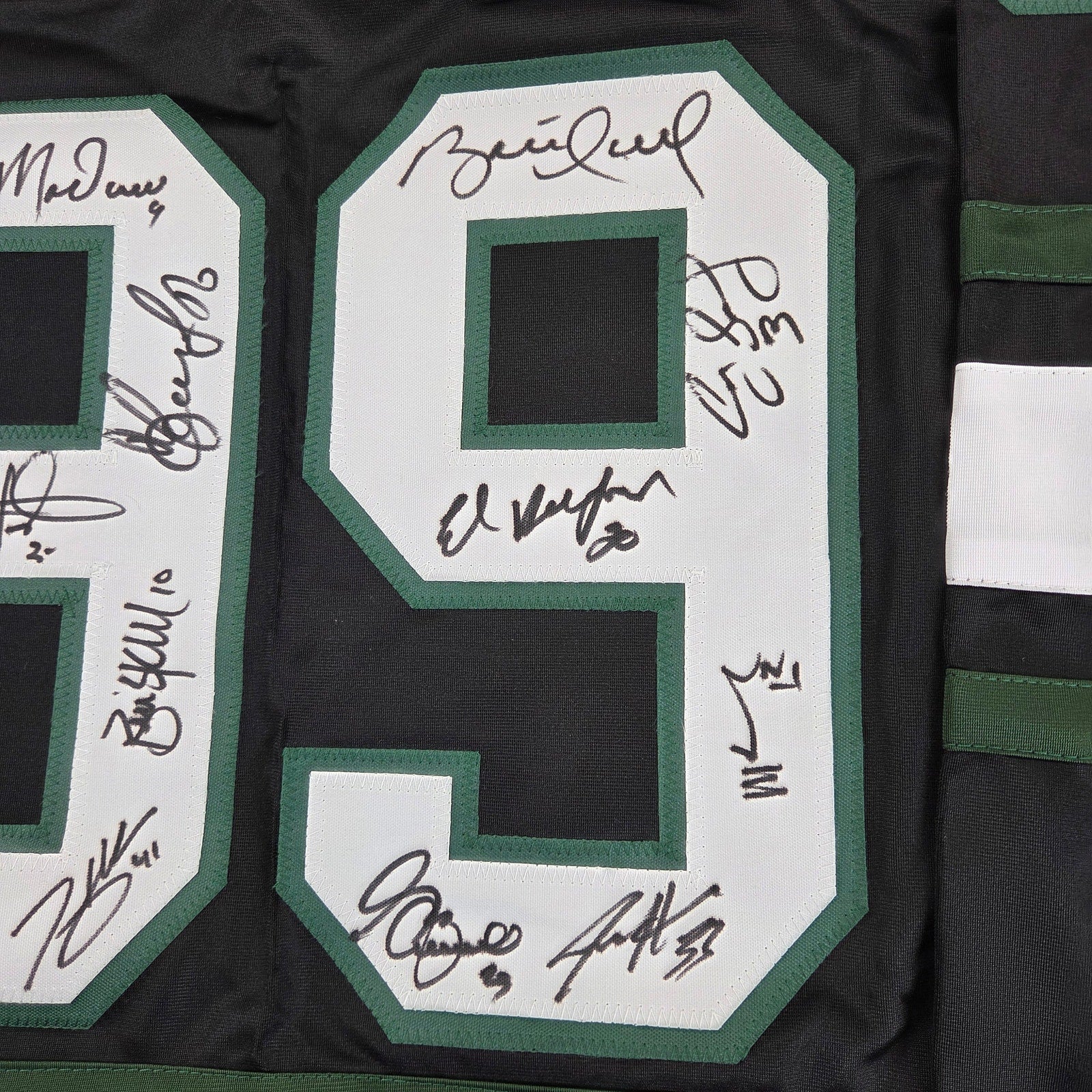 1999 Dallas Stars 13x Signed Stanley Cup Champs Jersey BAS Witness Hull Modano