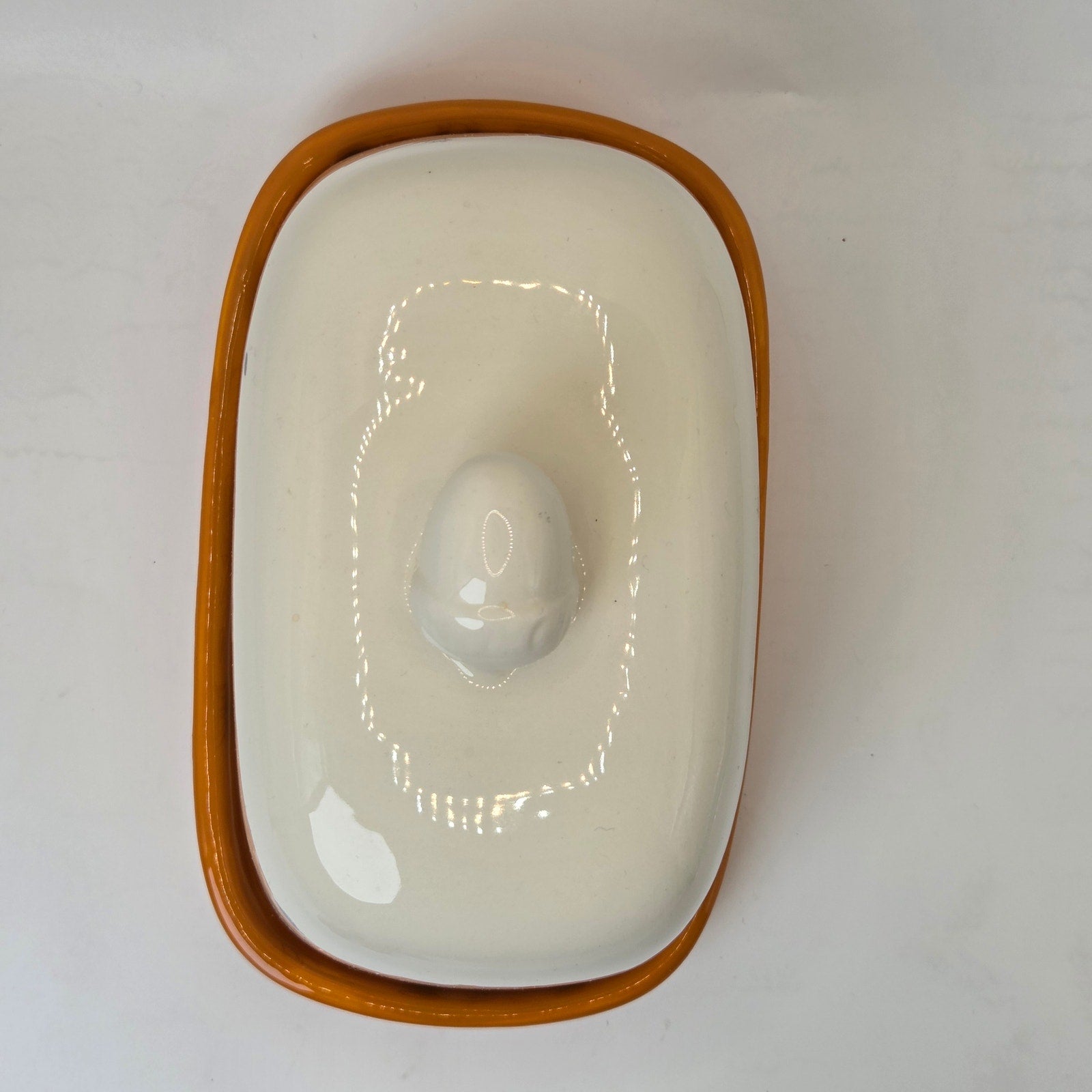 Price & Kensington Woodland Butter Dish Fox Hedgehog Snail Ceramic Cover