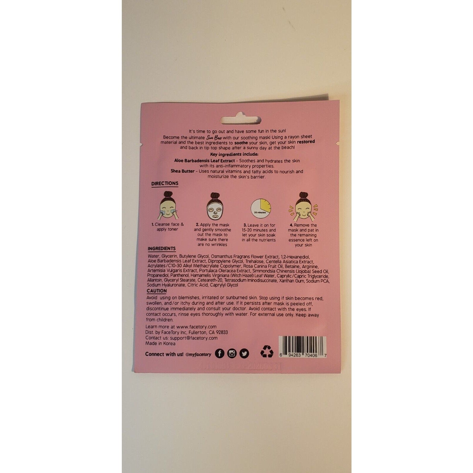 FaceTory Best of Seven Facial Masks Collection For All Skin Types - Pack of 7