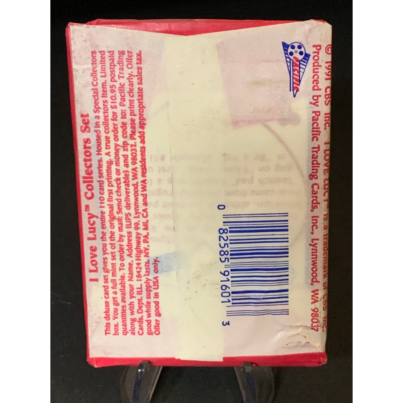 1991 Pacific I Love Lucy Sealed Trading Card Pack Vintage TV Cards