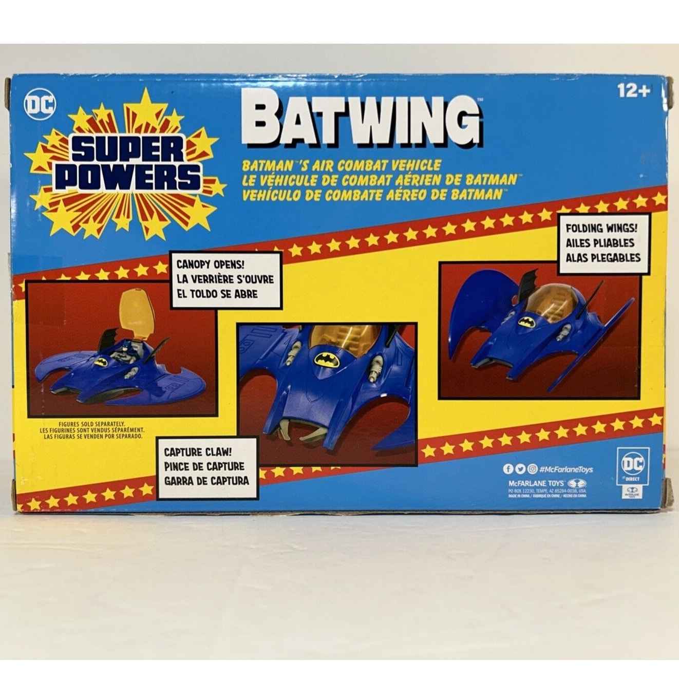 New DC Super Powers Batwing Batman's Air Combat Vehicle McFarlane