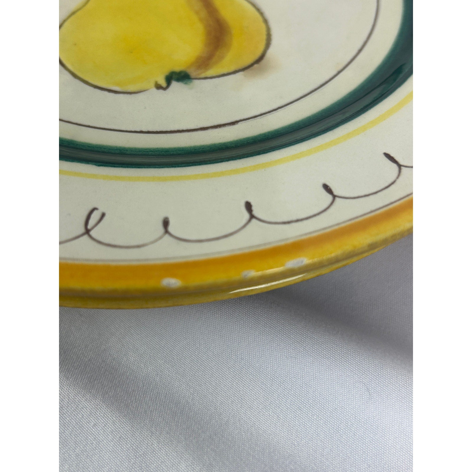 Stangl Pottery Fruit Pattern 8" Salad Plates Set of 5 Hand Painted