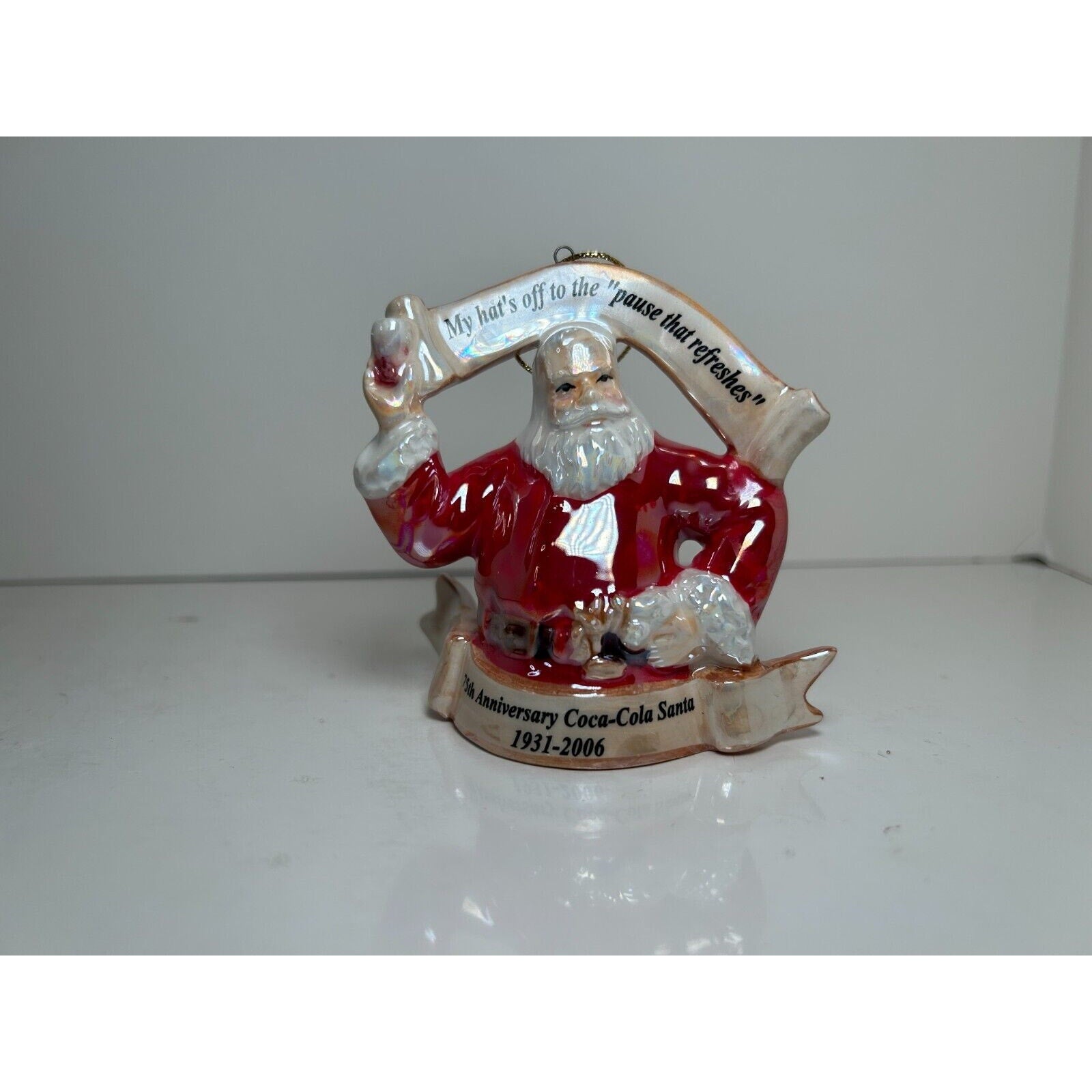 2006 Coca-Cola Lmtd ED Collector Society Members Only Porcelain Ornament Set X63
