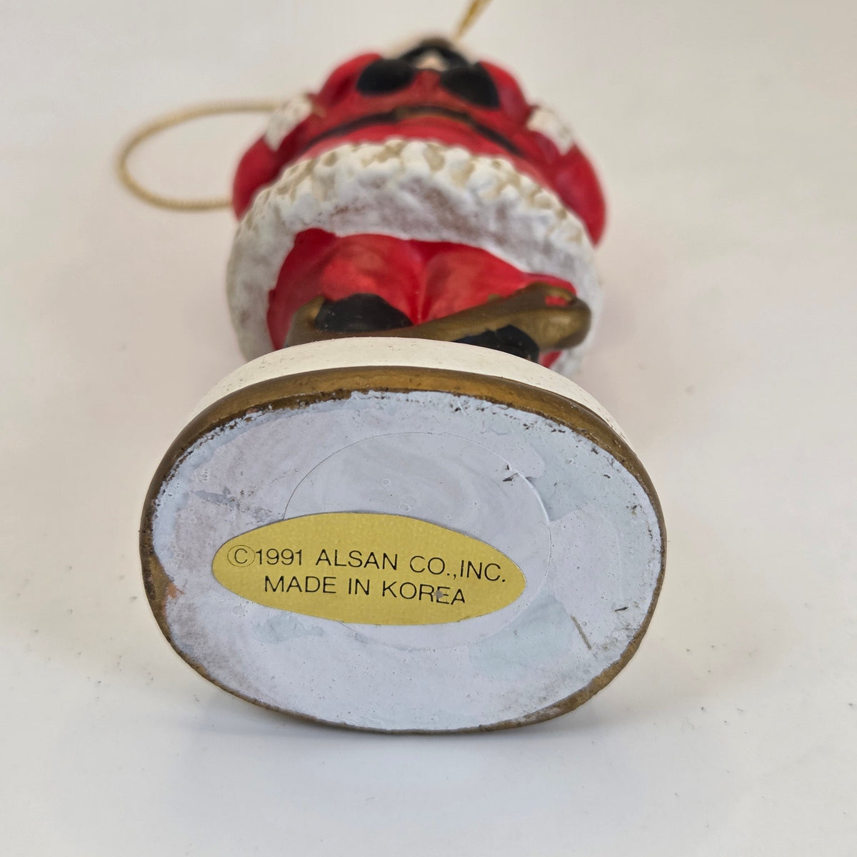 1991 Alsan Sea Santa #2211 Ornament Binoculars Korea 5" w/ Box Paperwork