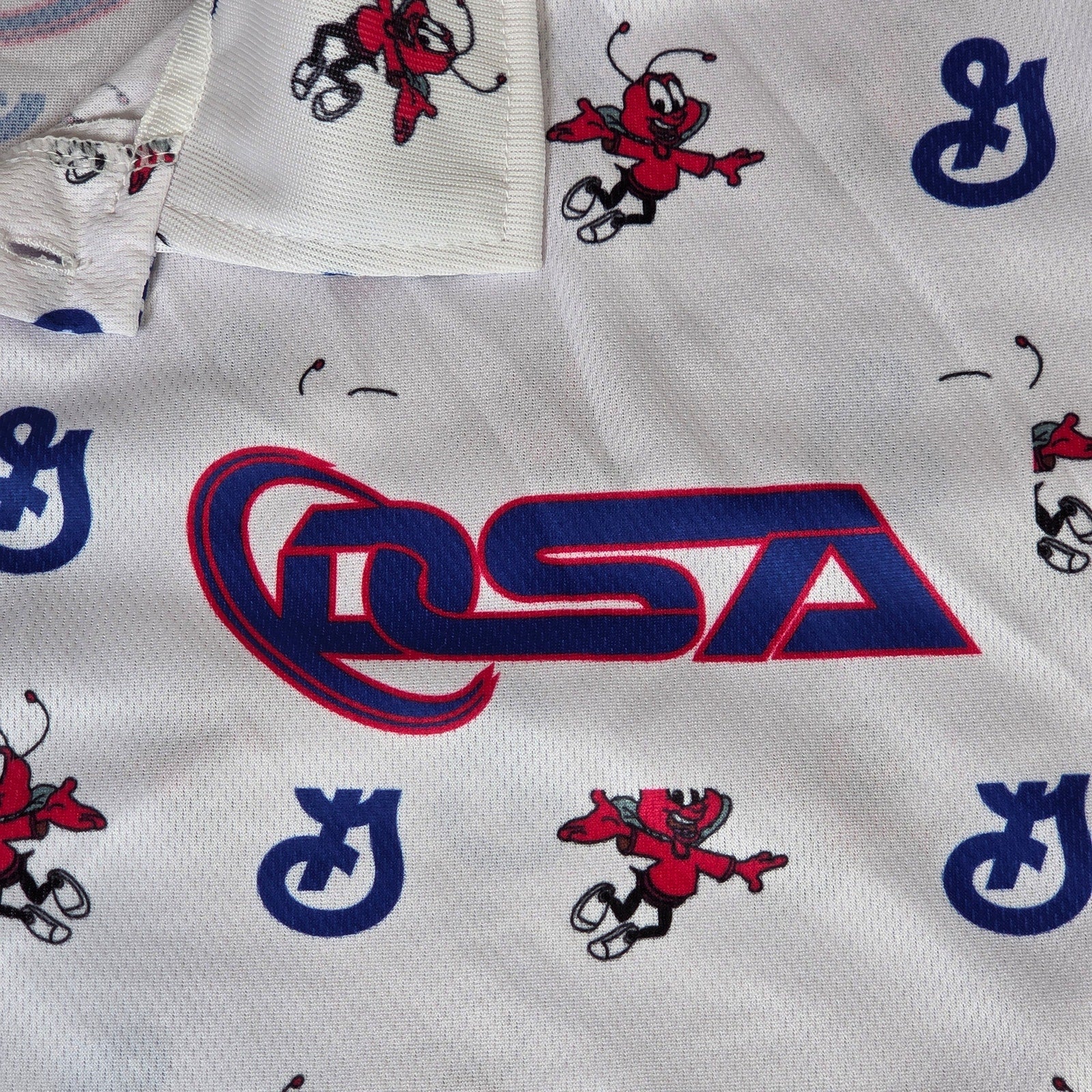 General Mills Honey Nut Cheerios Bee All Over Print Polo Shirt XL Promo