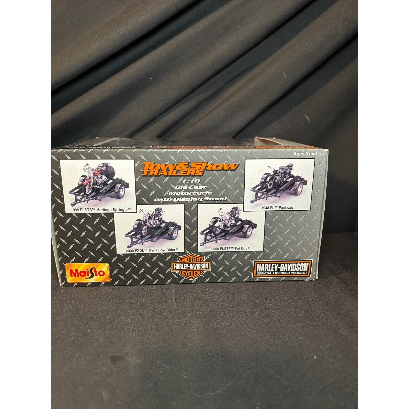 Maisto Harley-Davidson Die Cast Motorcycle Lot of 4 1:18 Scale