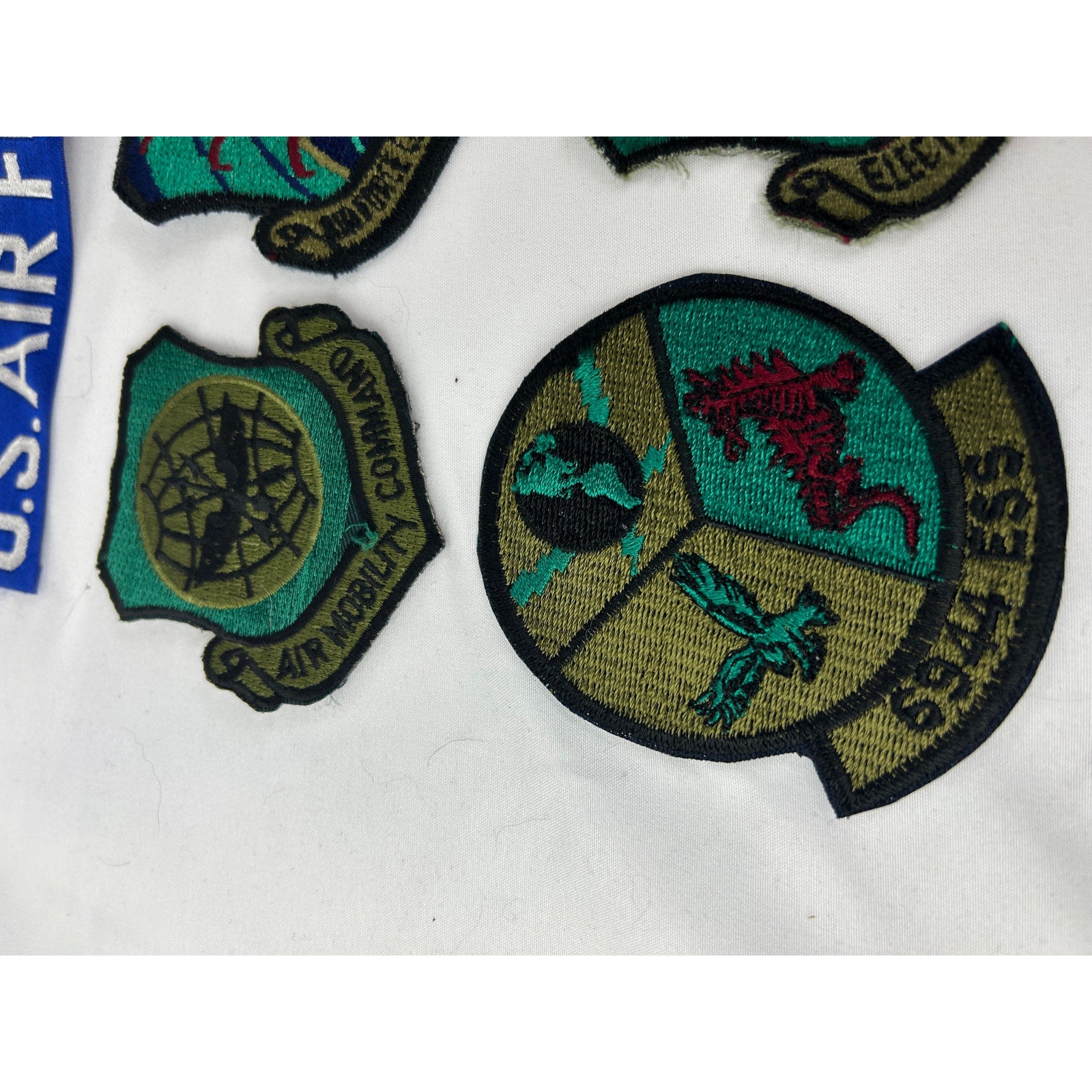 Vintage USAF Patch Lot SAC MAC TAC Training Command Military 11 PCS