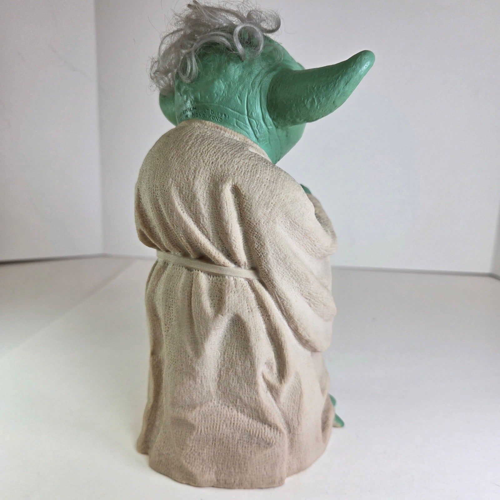 1981 Star Wars Yoda Figure Lucasfilm Hong Kong Rubber Molded Vintage Toy