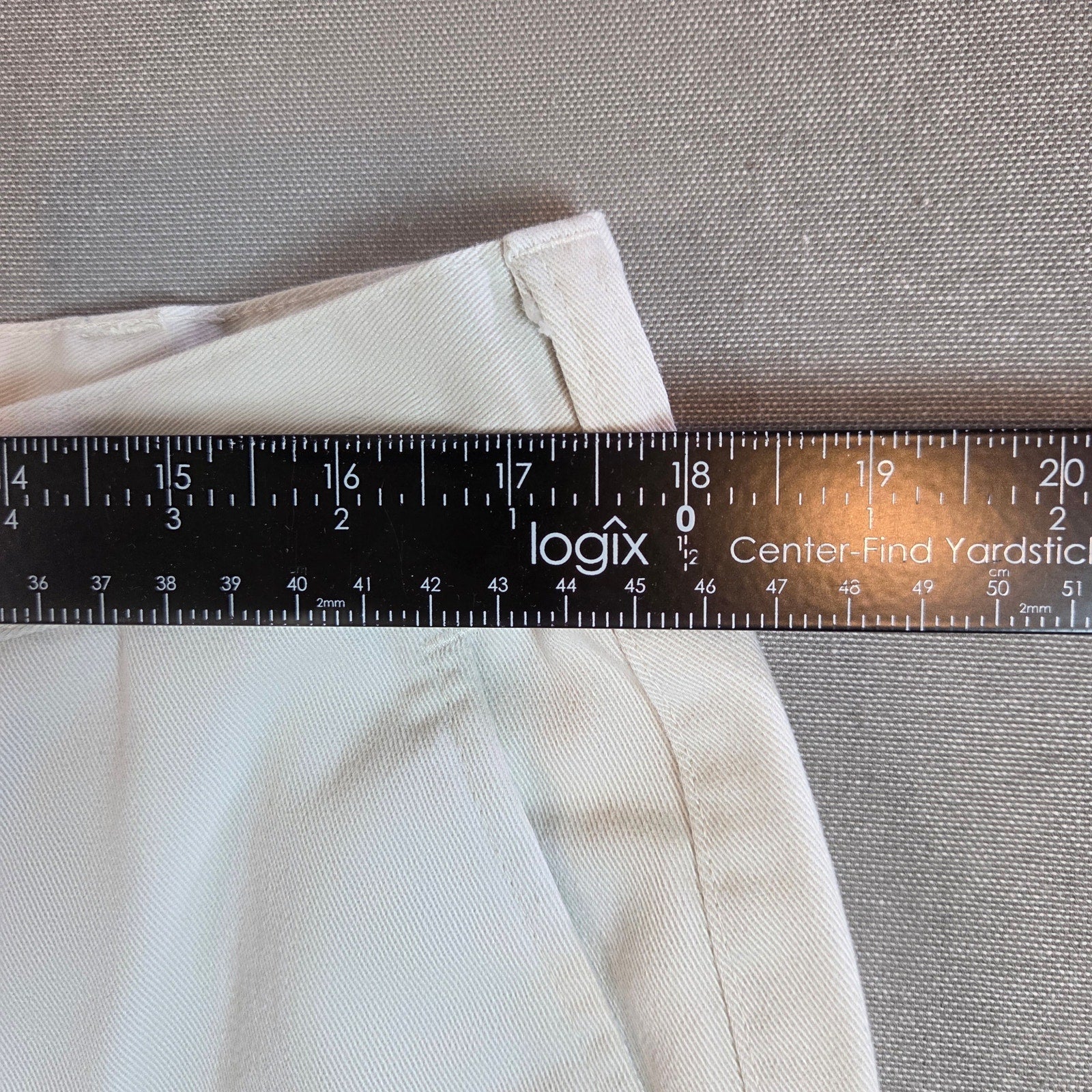 Hill & Archer Men’s Khaki 100% Cotton Pants 38x29 Casual Chino Style