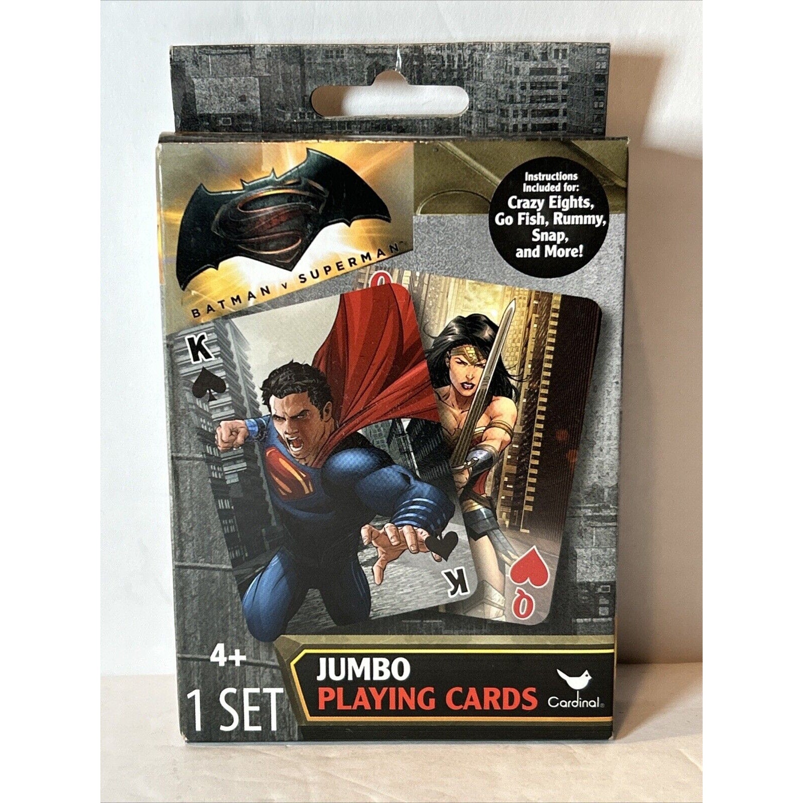 Batman V Superman Jumbo Playing Cards