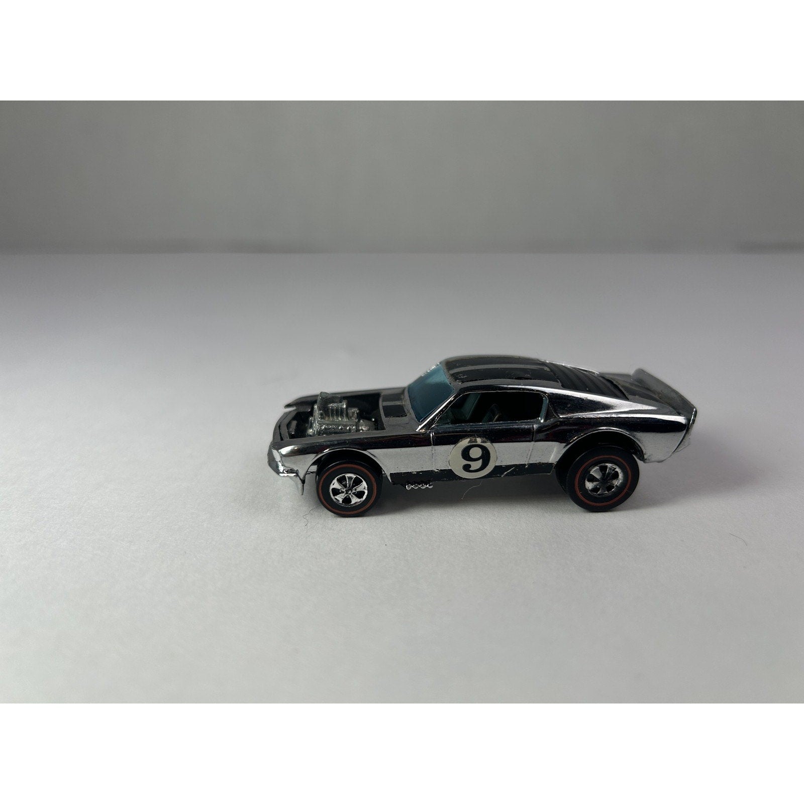 Vintage Hot Wheels Mustang Boss Hoss Redline Diecast Car 1969 Hong Kong